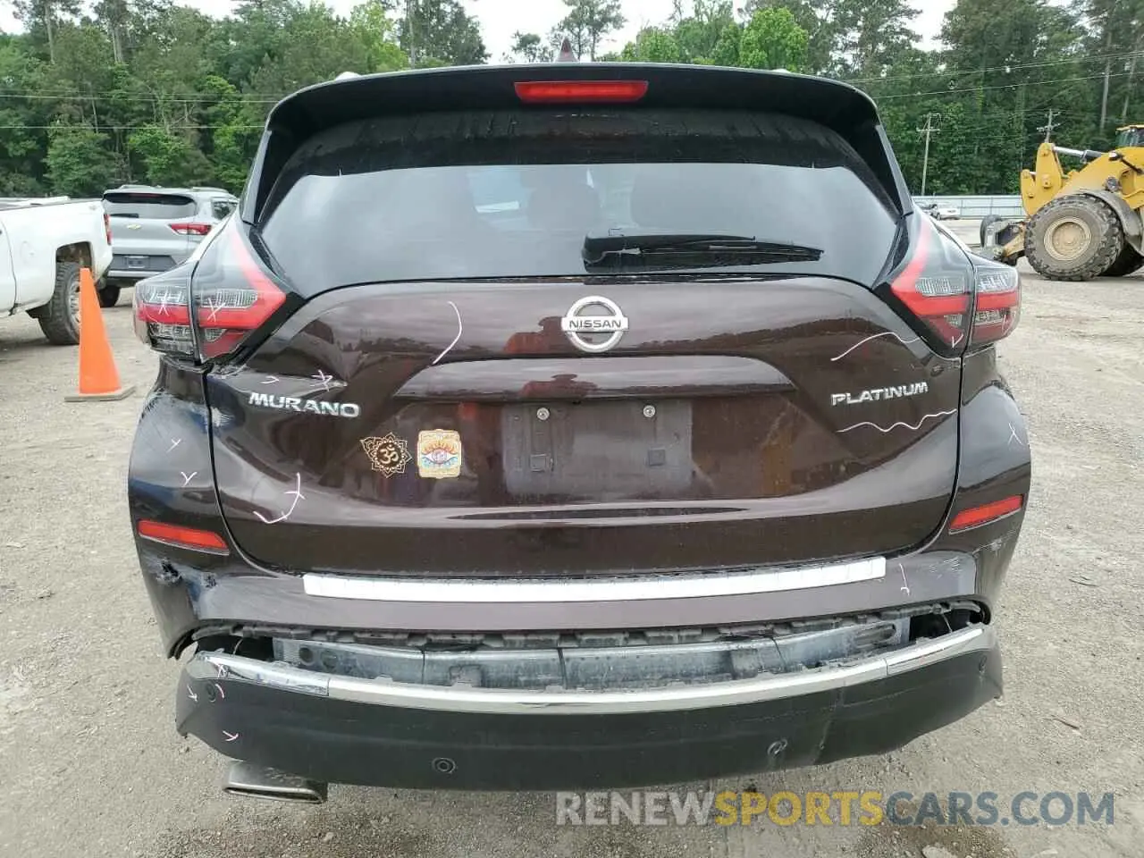 6 fotografías del automóvil dañado 5N1AZ2DJ8LN160140 NISSAN MURANO 2020