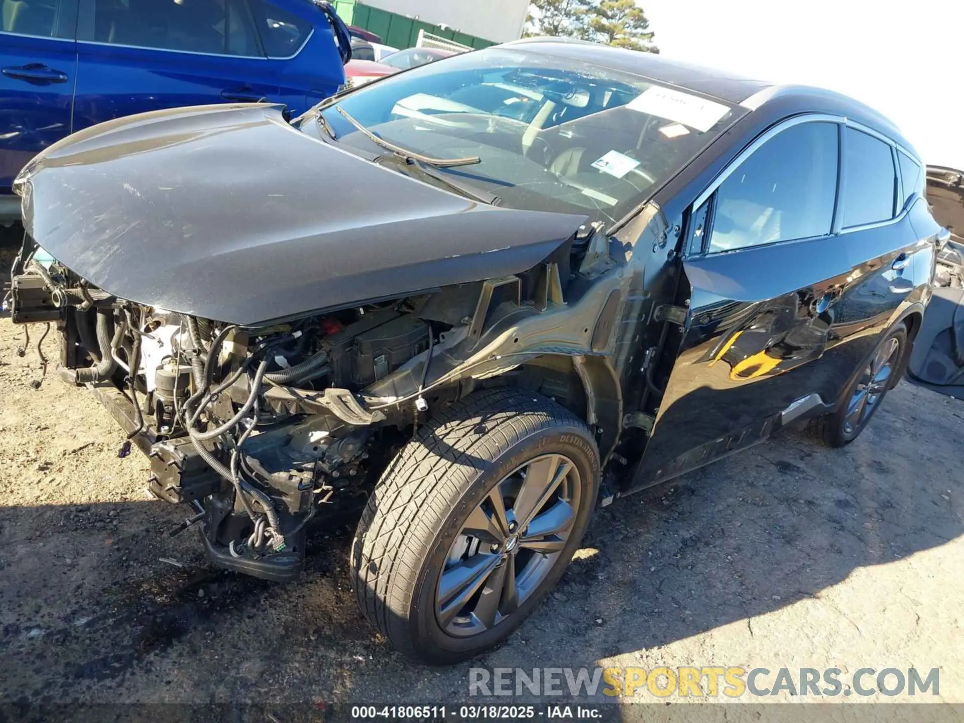 2 fotografías del automóvil dañado 5N1AZ2DJ9LN152841 NISSAN MURANO 2020