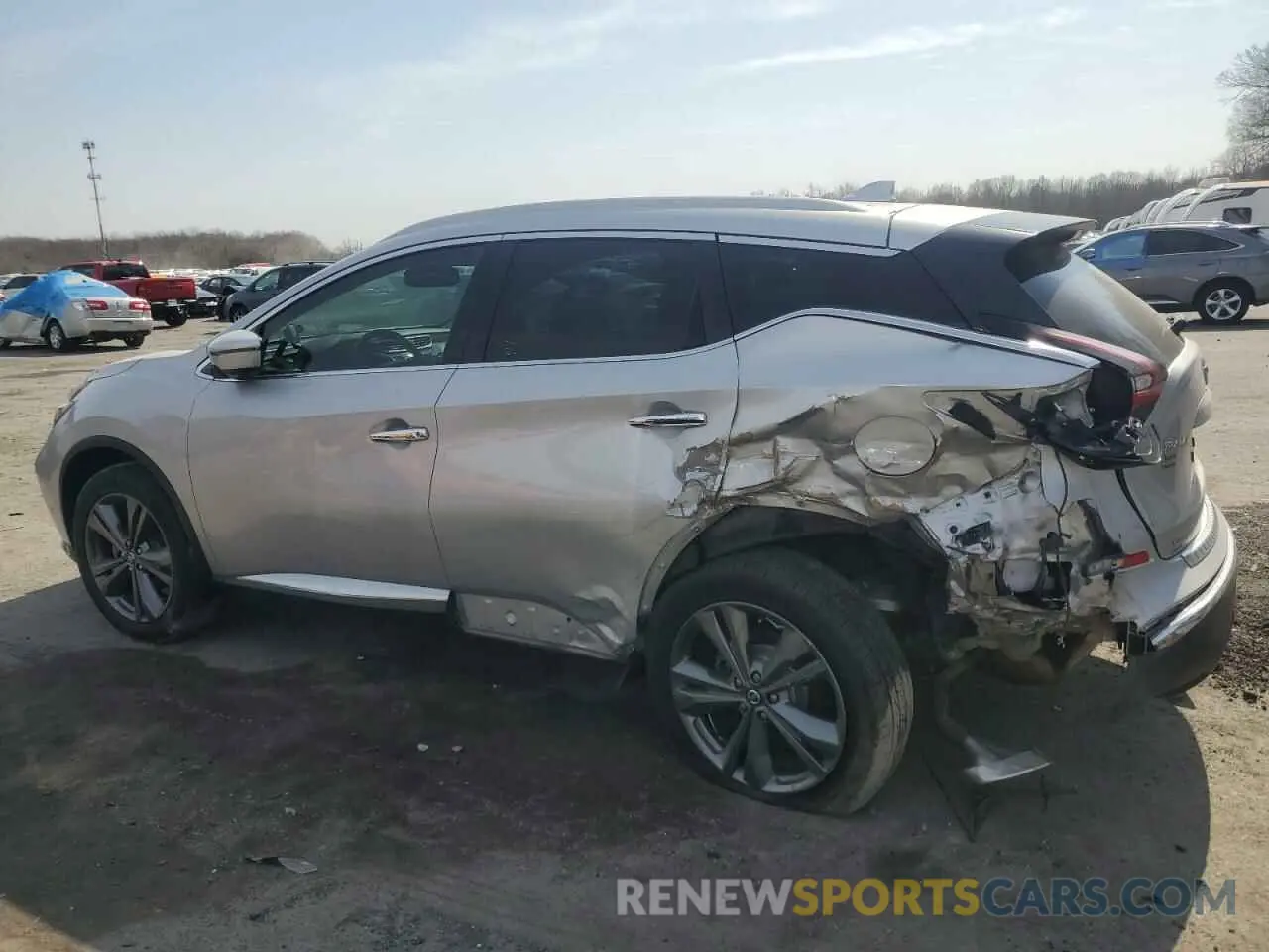 2 fotografías del automóvil dañado 5N1AZ2DS0LN122118 NISSAN MURANO 2020