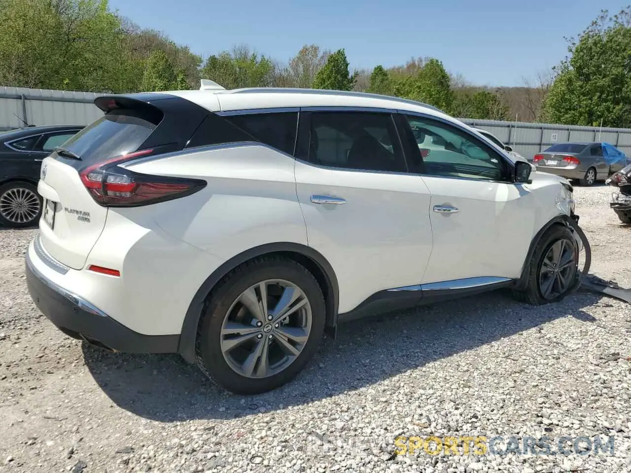 3 fotografías del automóvil dañado 5N1AZ2DS3LN112604 NISSAN MURANO 2020