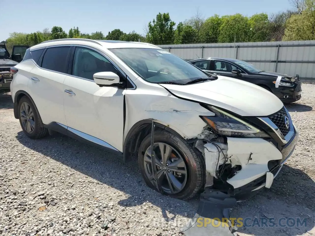 4 fotografías del automóvil dañado 5N1AZ2DS3LN112604 NISSAN MURANO 2020