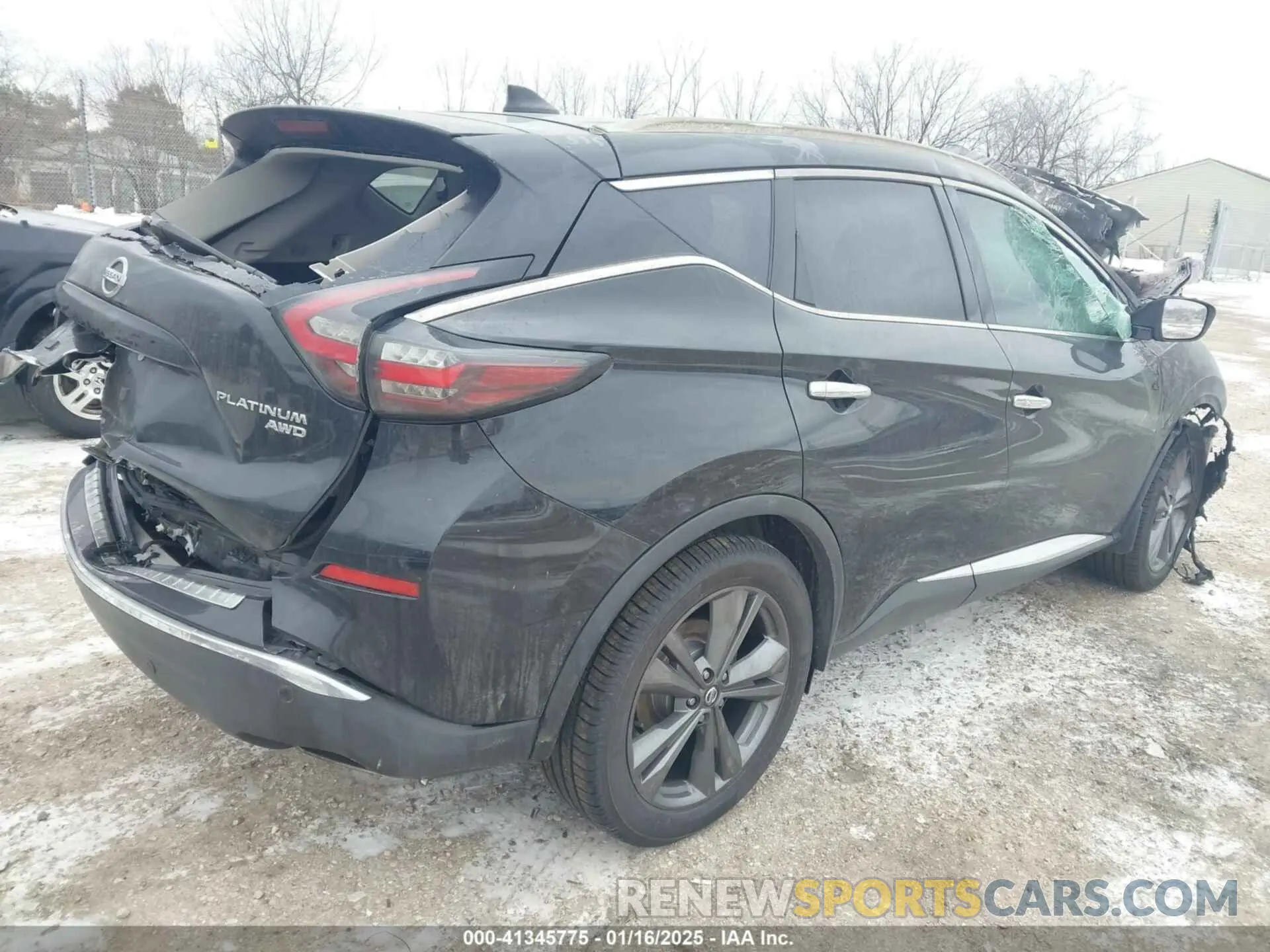 4 fotografías del automóvil dañado 5N1AZ2DS5LN156412 NISSAN MURANO 2020