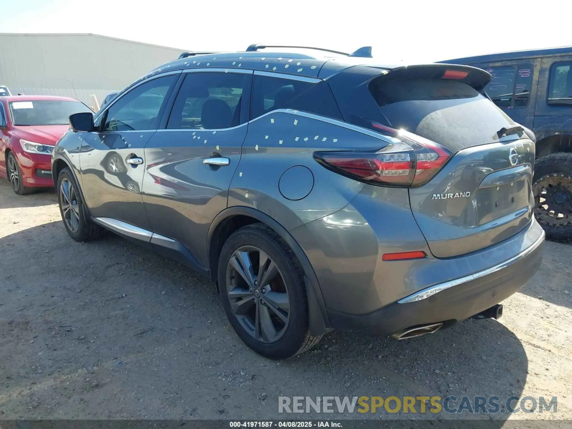 3 fotografías del automóvil dañado 5N1AZ2DS8LN116213 NISSAN MURANO 2020