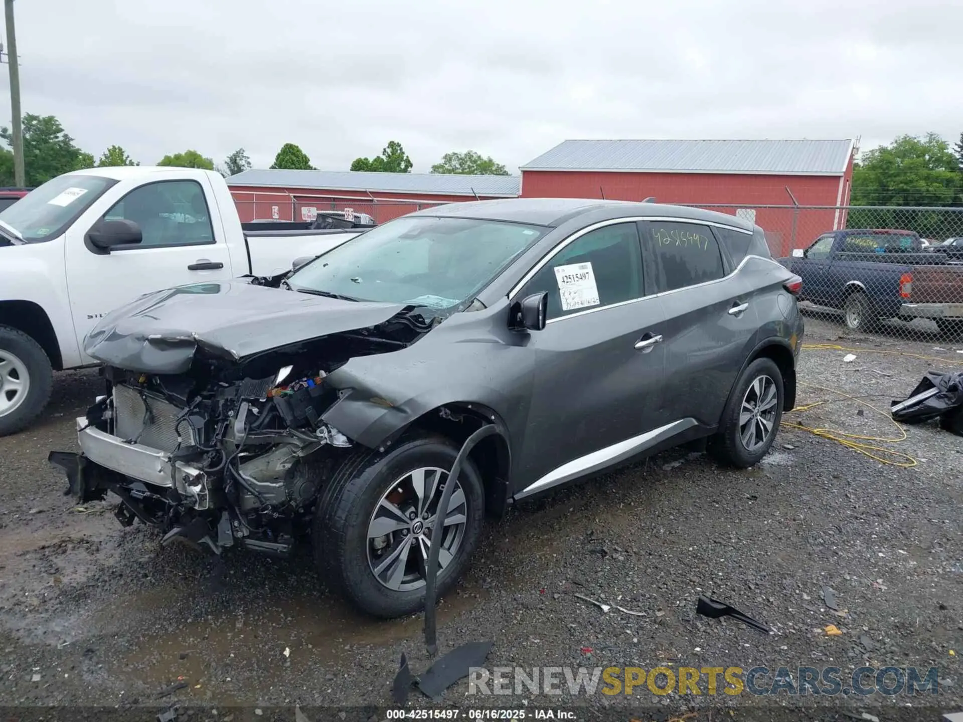 2 fotografías del automóvil dañado 5N1AZ2AJ4MC130442 NISSAN MURANO 2021