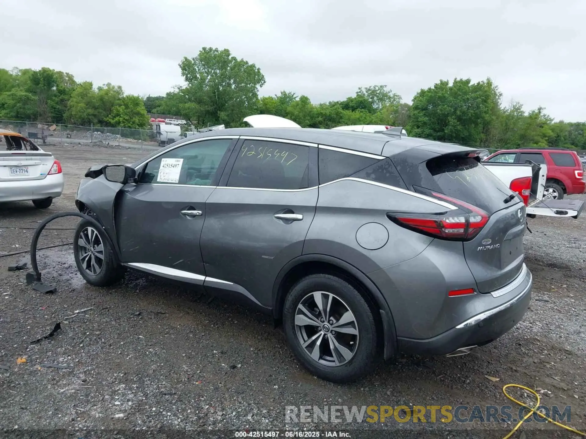 3 fotografías del automóvil dañado 5N1AZ2AJ4MC130442 NISSAN MURANO 2021