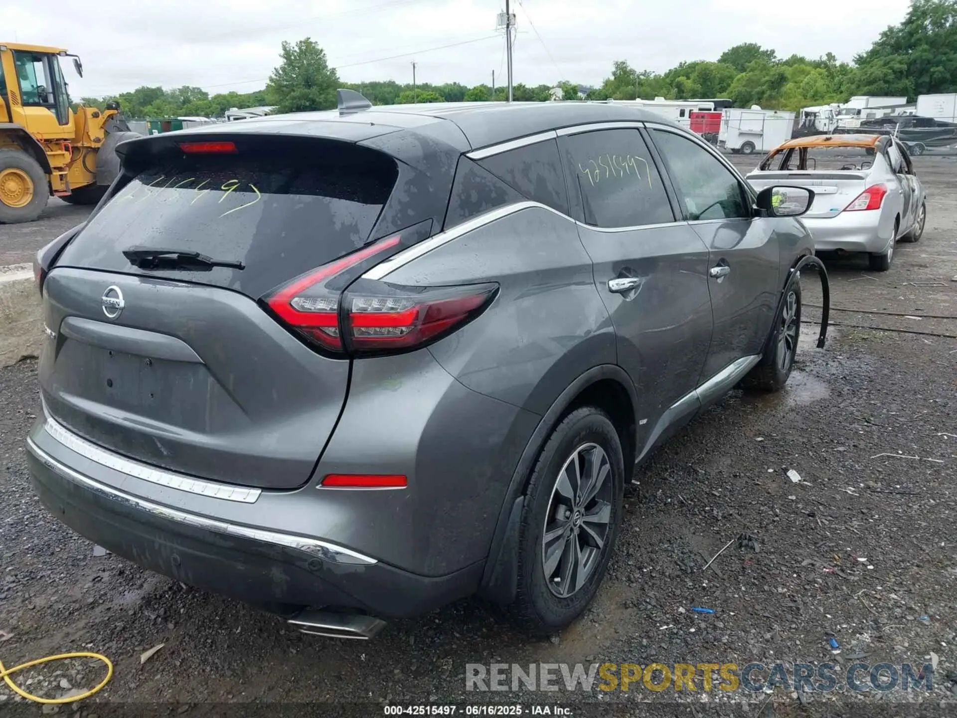 4 fotografías del automóvil dañado 5N1AZ2AJ4MC130442 NISSAN MURANO 2021
