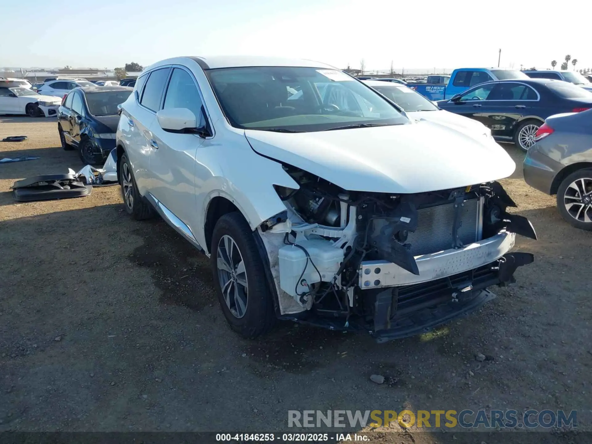 1 fotografías del automóvil dañado 5N1AZ2AJ7MC135523 NISSAN MURANO 2021