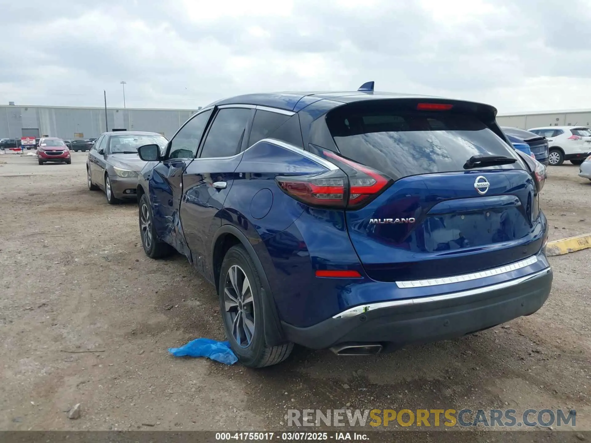 3 fotografías del automóvil dañado 5N1AZ2AJ9MC107447 NISSAN MURANO 2021
