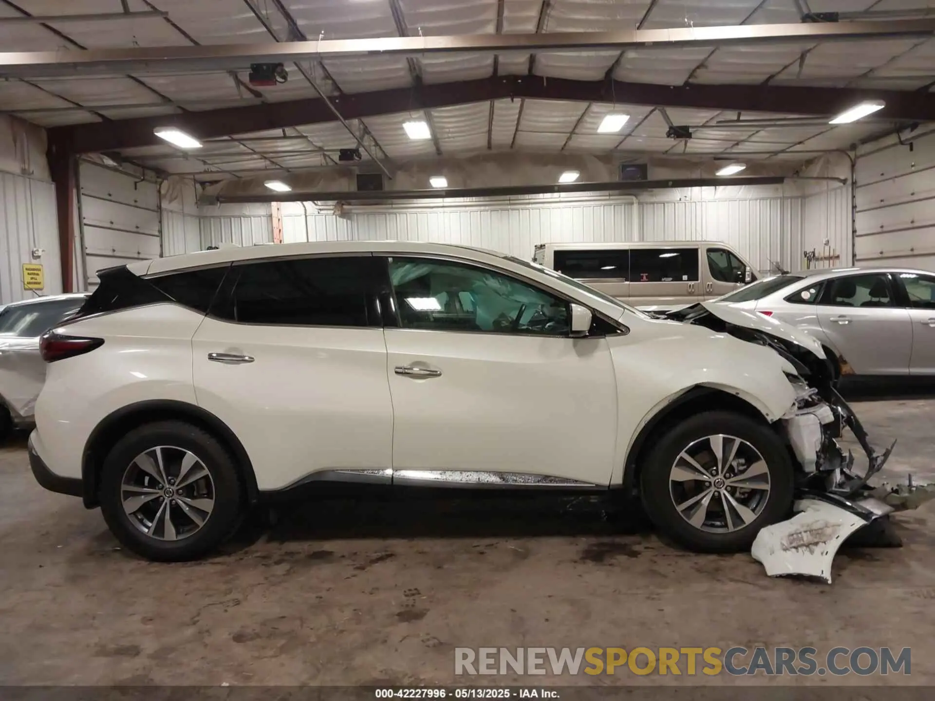 13 fotografías del automóvil dañado 5N1AZ2AS0MC117468 NISSAN MURANO 2021