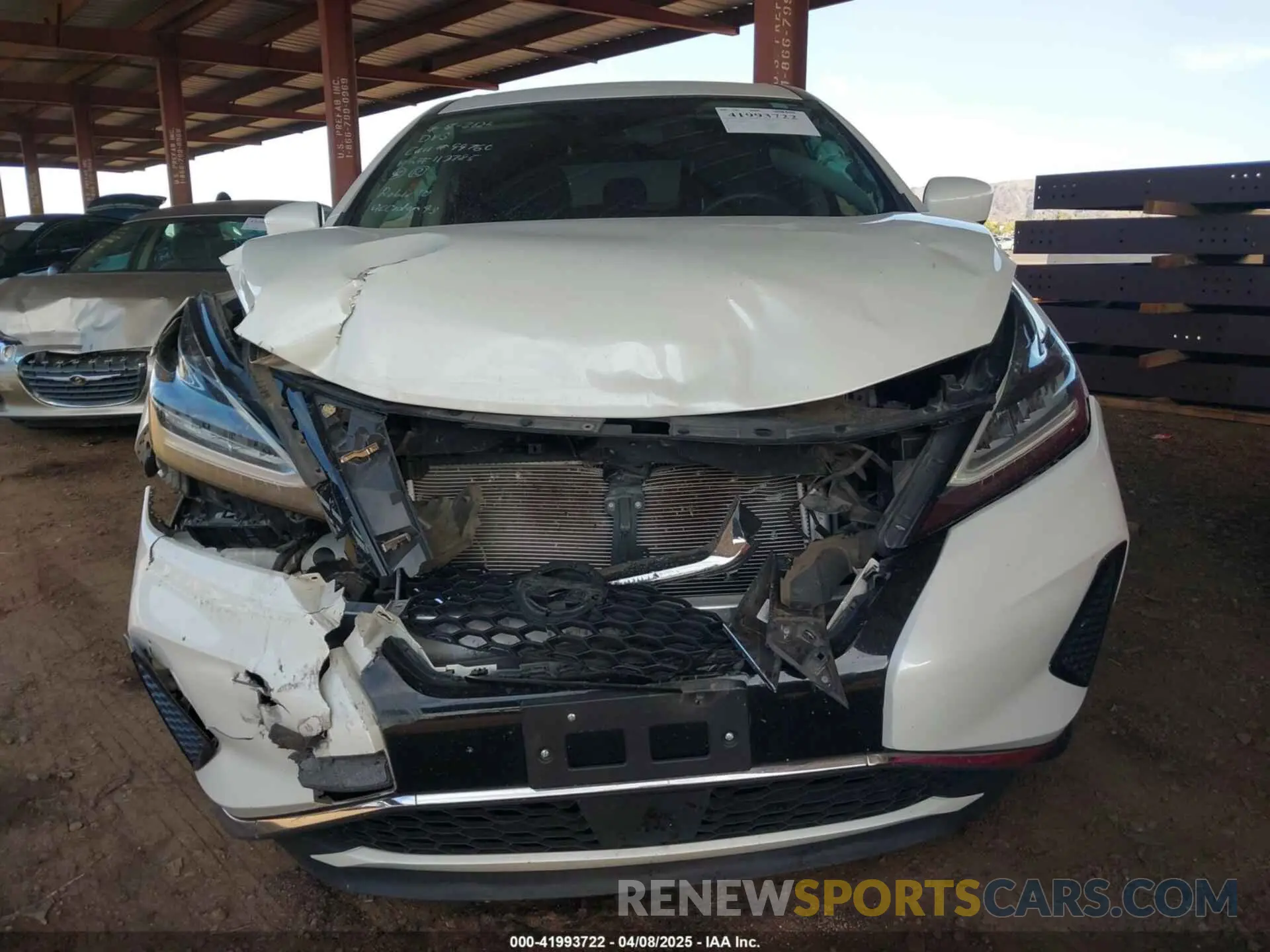 12 fotografías del automóvil dañado 5N1AZ2AS3MC113785 NISSAN MURANO 2021
