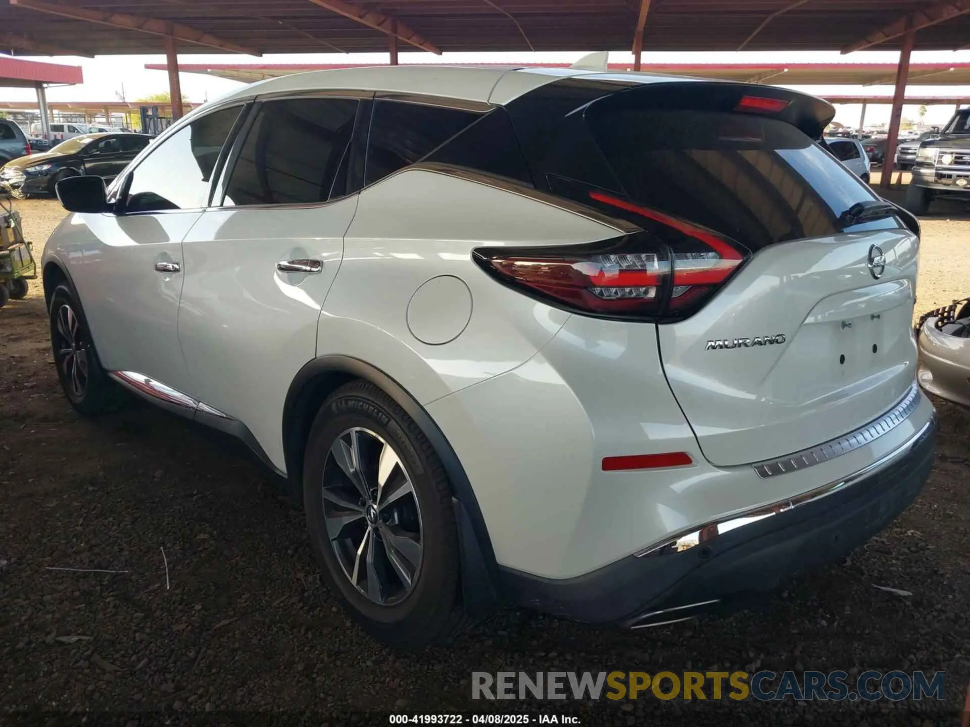 3 fotografías del automóvil dañado 5N1AZ2AS3MC113785 NISSAN MURANO 2021