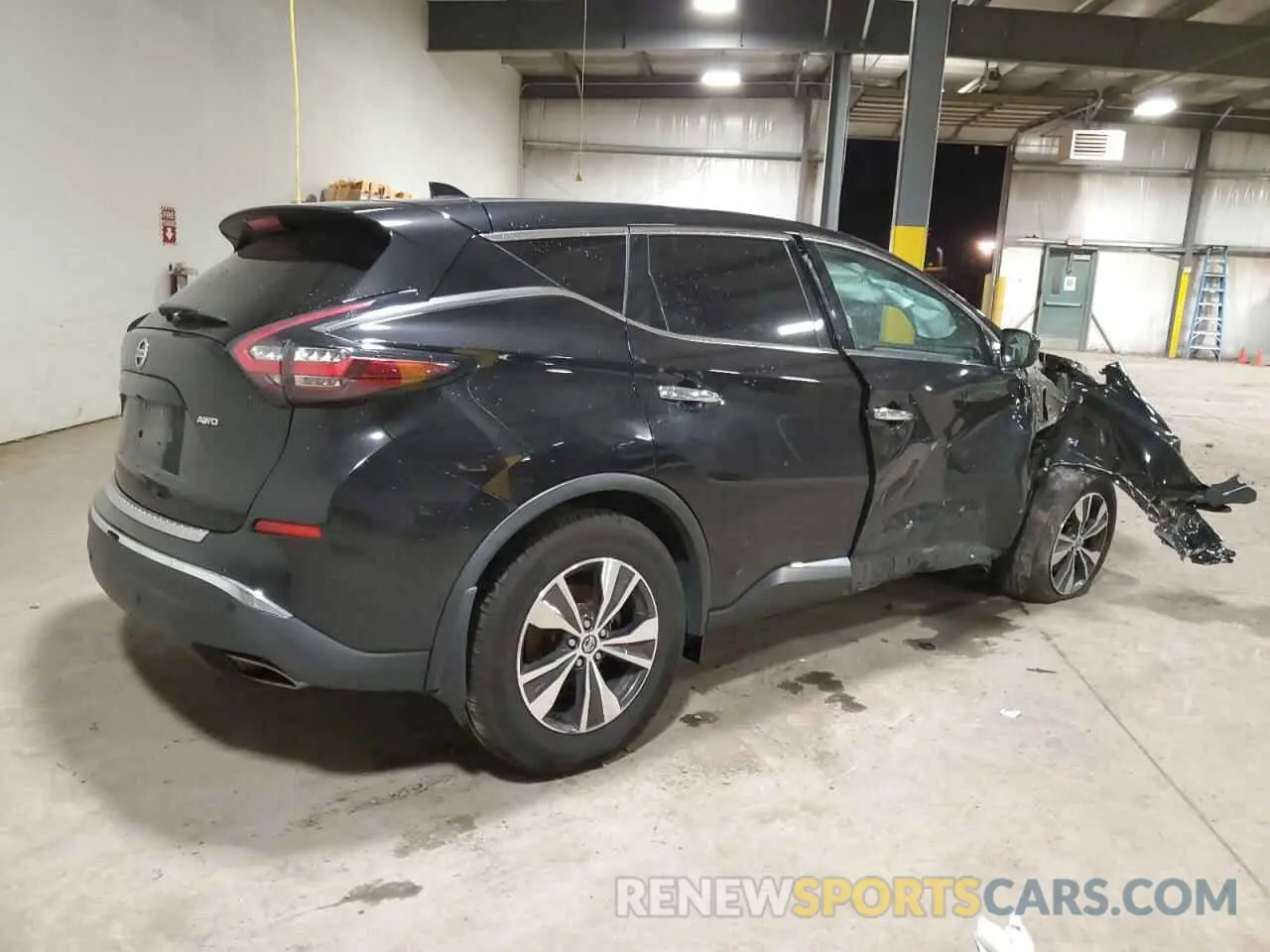 3 fotografías del automóvil dañado 5N1AZ2AS9MC115976 NISSAN MURANO 2021