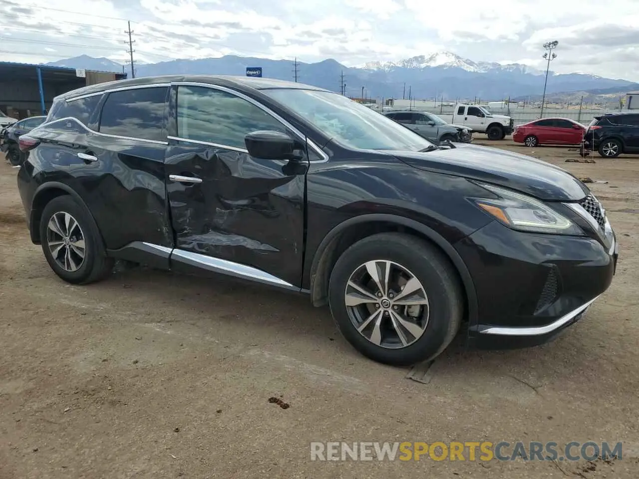 4 fotografías del automóvil dañado 5N1AZ2ASXMC147190 NISSAN MURANO 2021