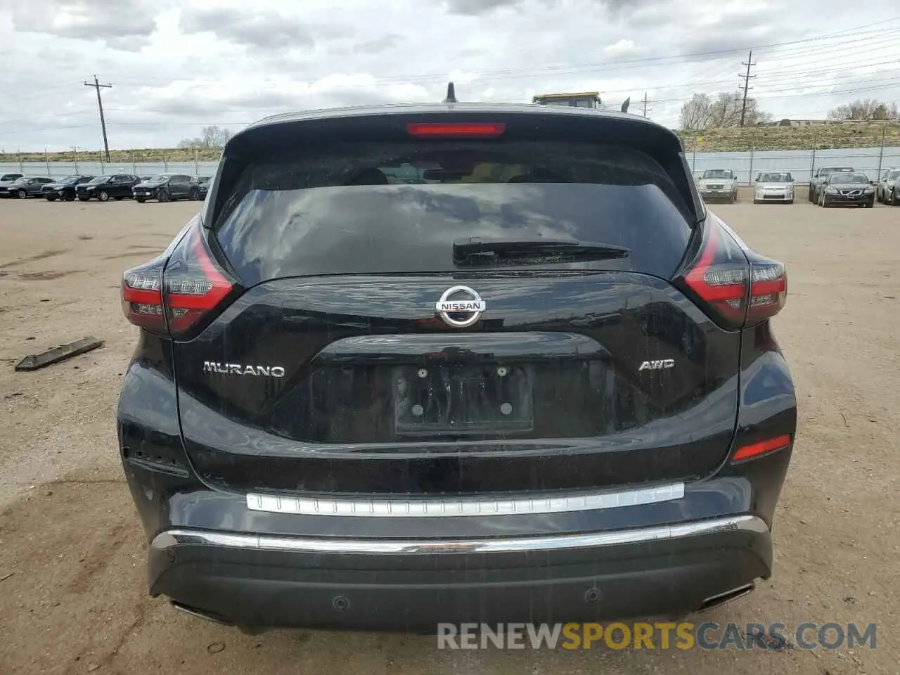 6 fotografías del automóvil dañado 5N1AZ2ASXMC147190 NISSAN MURANO 2021