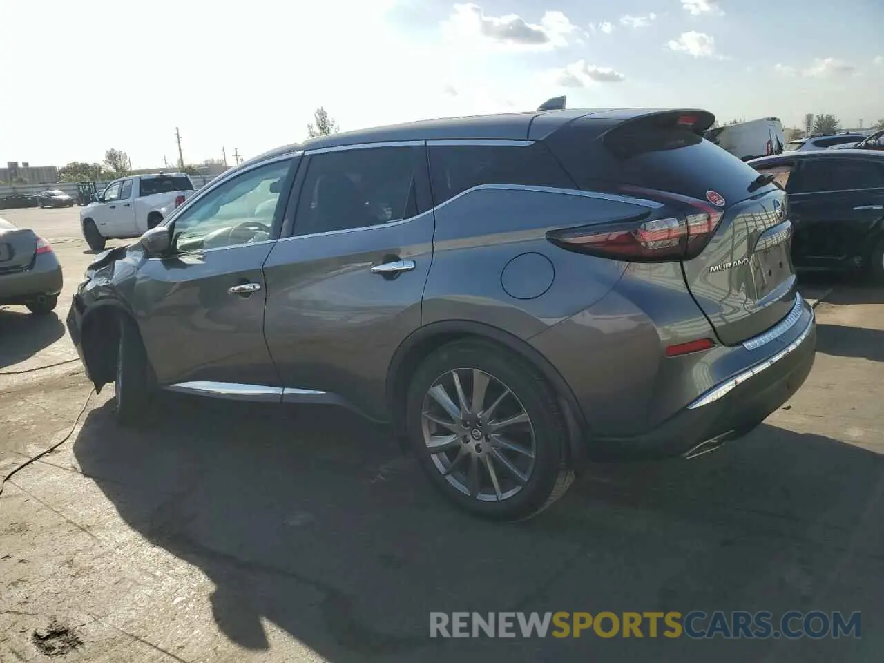 2 fotografías del automóvil dañado 5N1AZ2BJ0MC107738 NISSAN MURANO 2021
