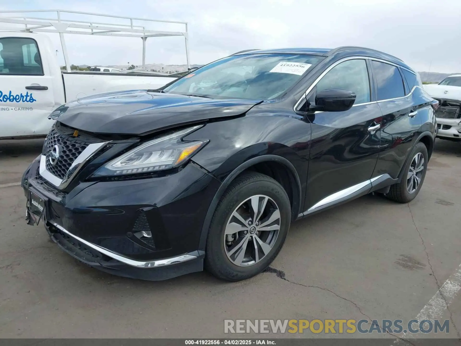 2 fotografías del automóvil dañado 5N1AZ2BJ0MC141713 NISSAN MURANO 2021