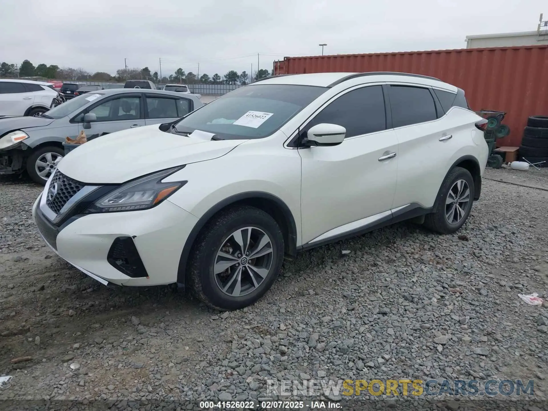 2 fotografías del automóvil dañado 5N1AZ2BJ1MC119574 NISSAN MURANO 2021