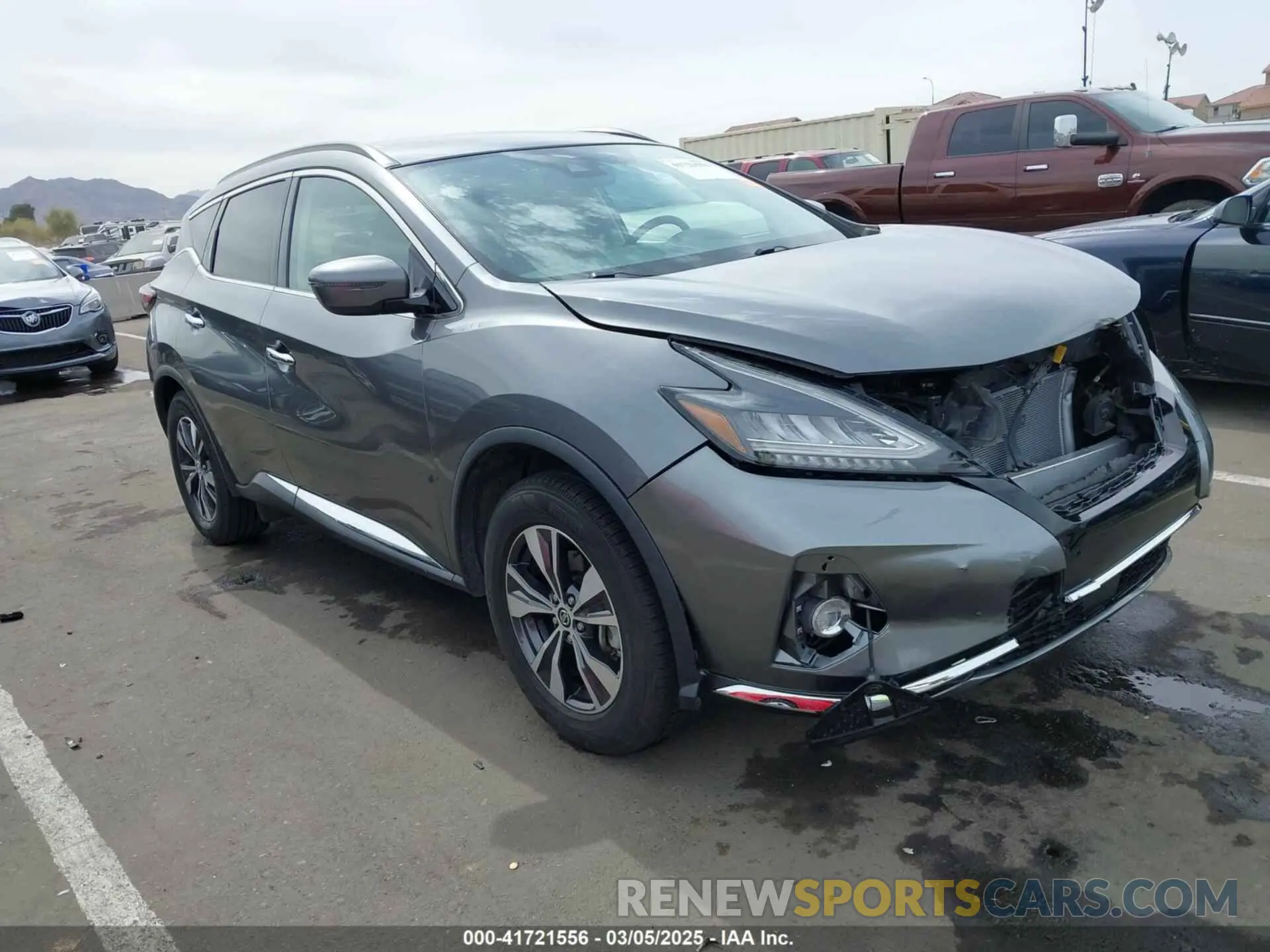 1 fotografías del automóvil dañado 5N1AZ2BJ2MC120510 NISSAN MURANO 2021