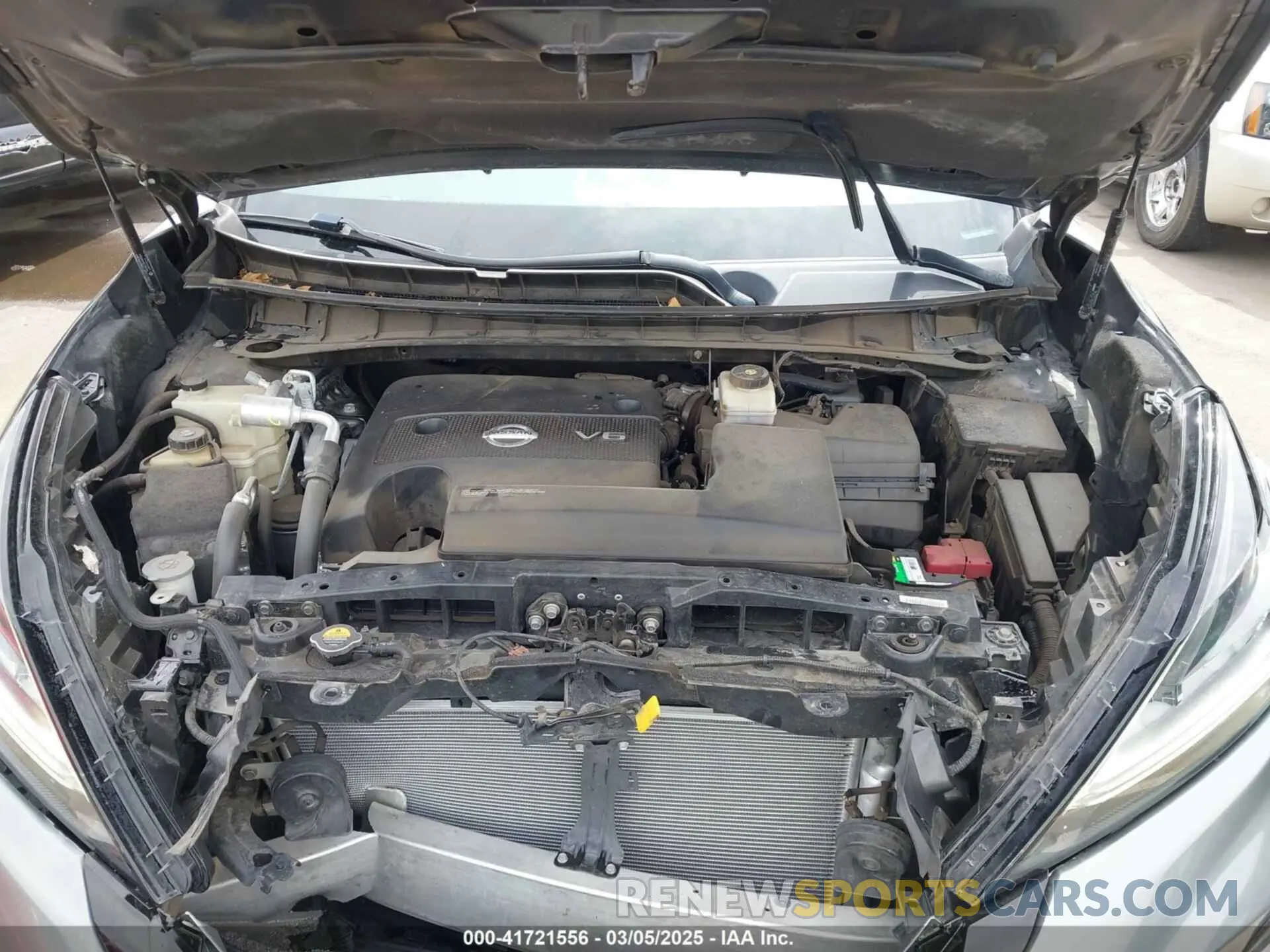 10 fotografías del automóvil dañado 5N1AZ2BJ2MC120510 NISSAN MURANO 2021