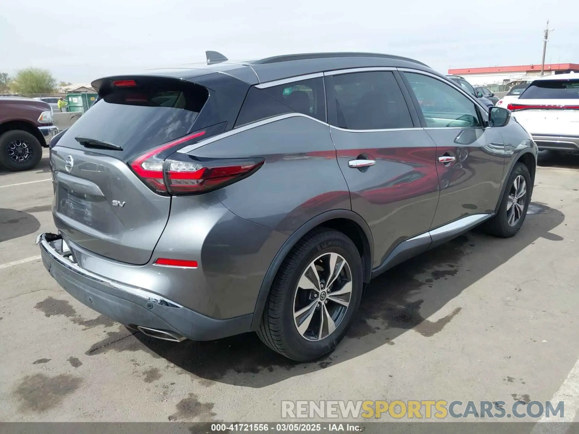 4 fotografías del automóvil dañado 5N1AZ2BJ2MC120510 NISSAN MURANO 2021