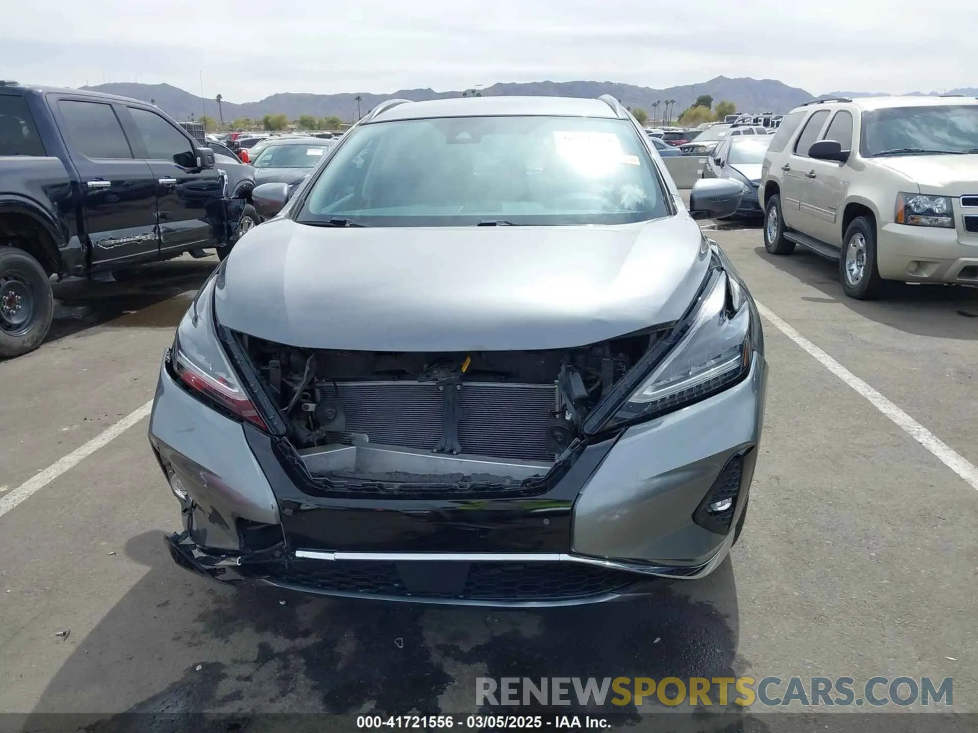 6 fotografías del automóvil dañado 5N1AZ2BJ2MC120510 NISSAN MURANO 2021