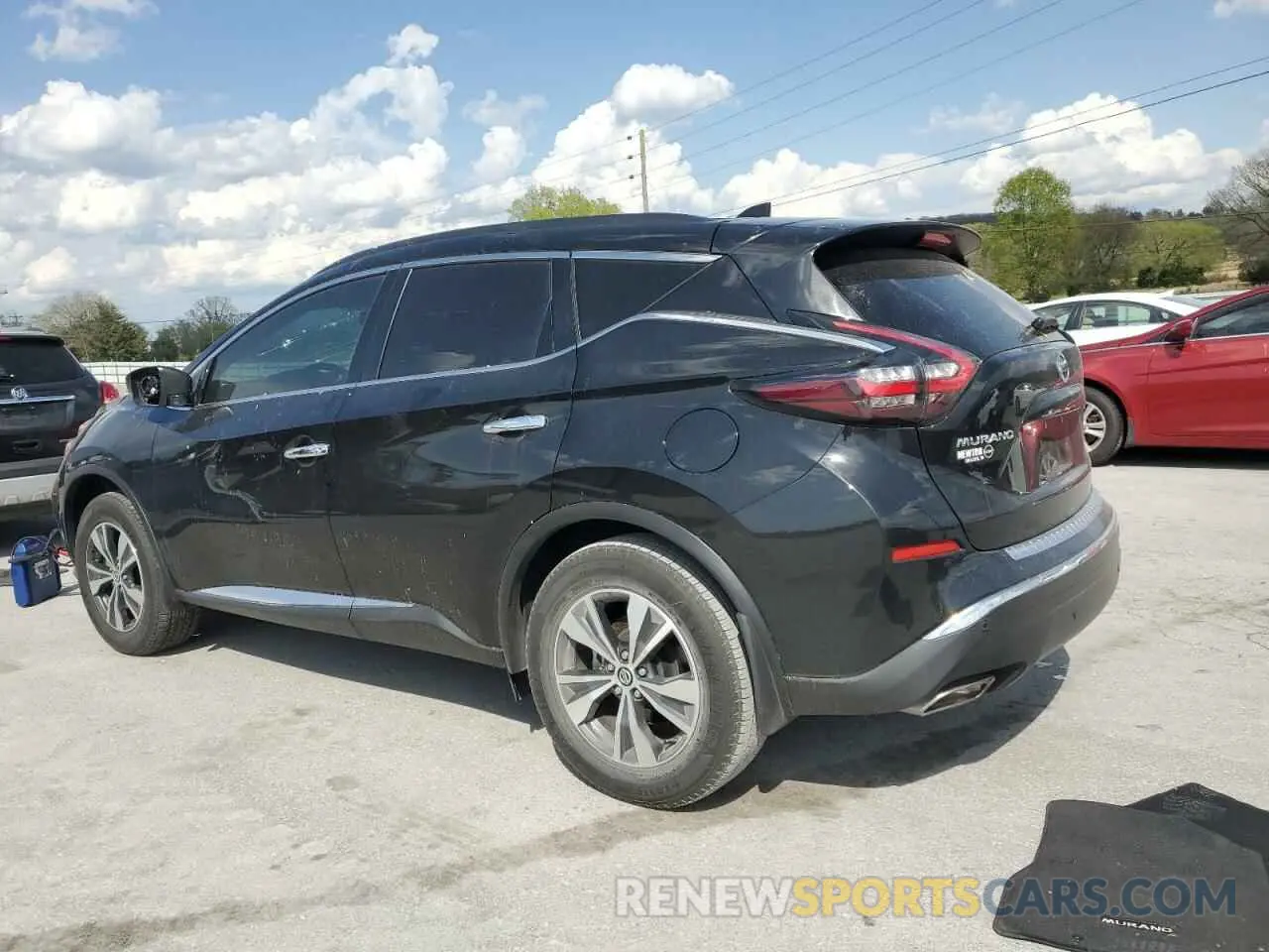 2 fotografías del automóvil dañado 5N1AZ2BJ2MC132222 NISSAN MURANO 2021