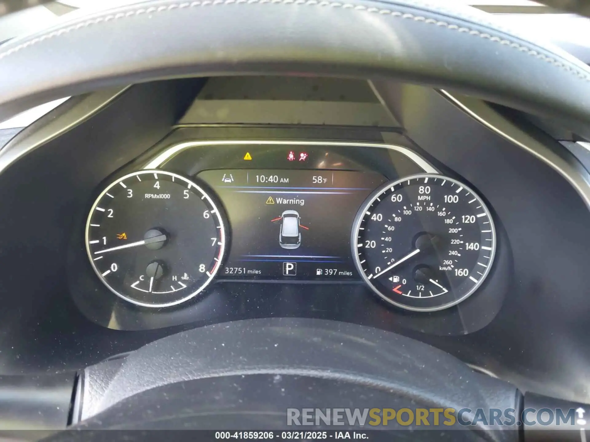 7 fotografías del automóvil dañado 5N1AZ2BJ4MC117043 NISSAN MURANO 2021