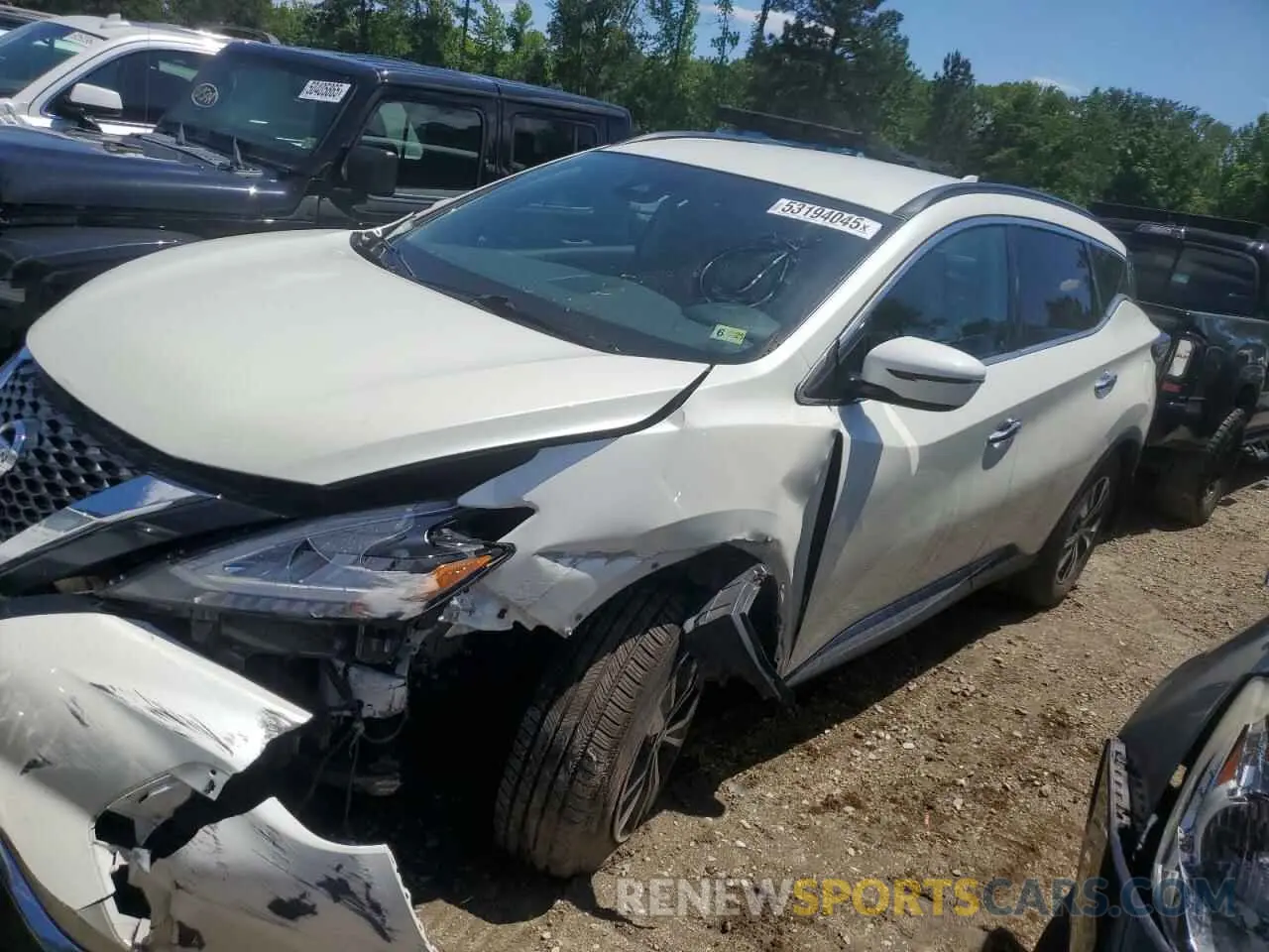 1 fotografías del automóvil dañado 5N1AZ2BJ4MC121383 NISSAN MURANO 2021