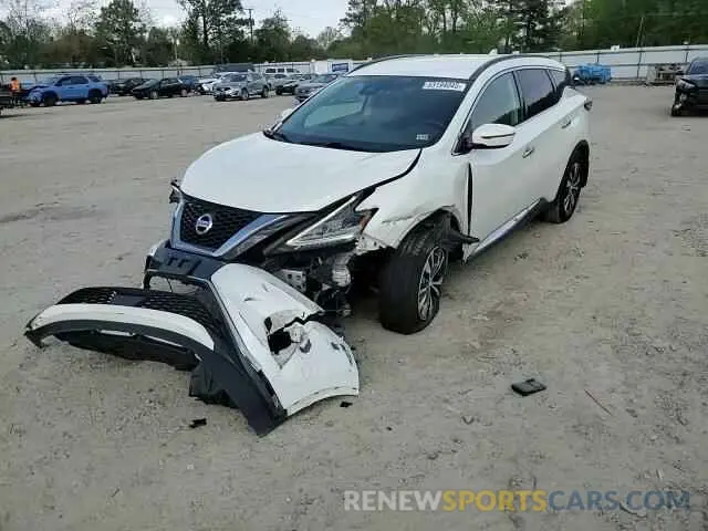 12 fotografías del automóvil dañado 5N1AZ2BJ4MC121383 NISSAN MURANO 2021