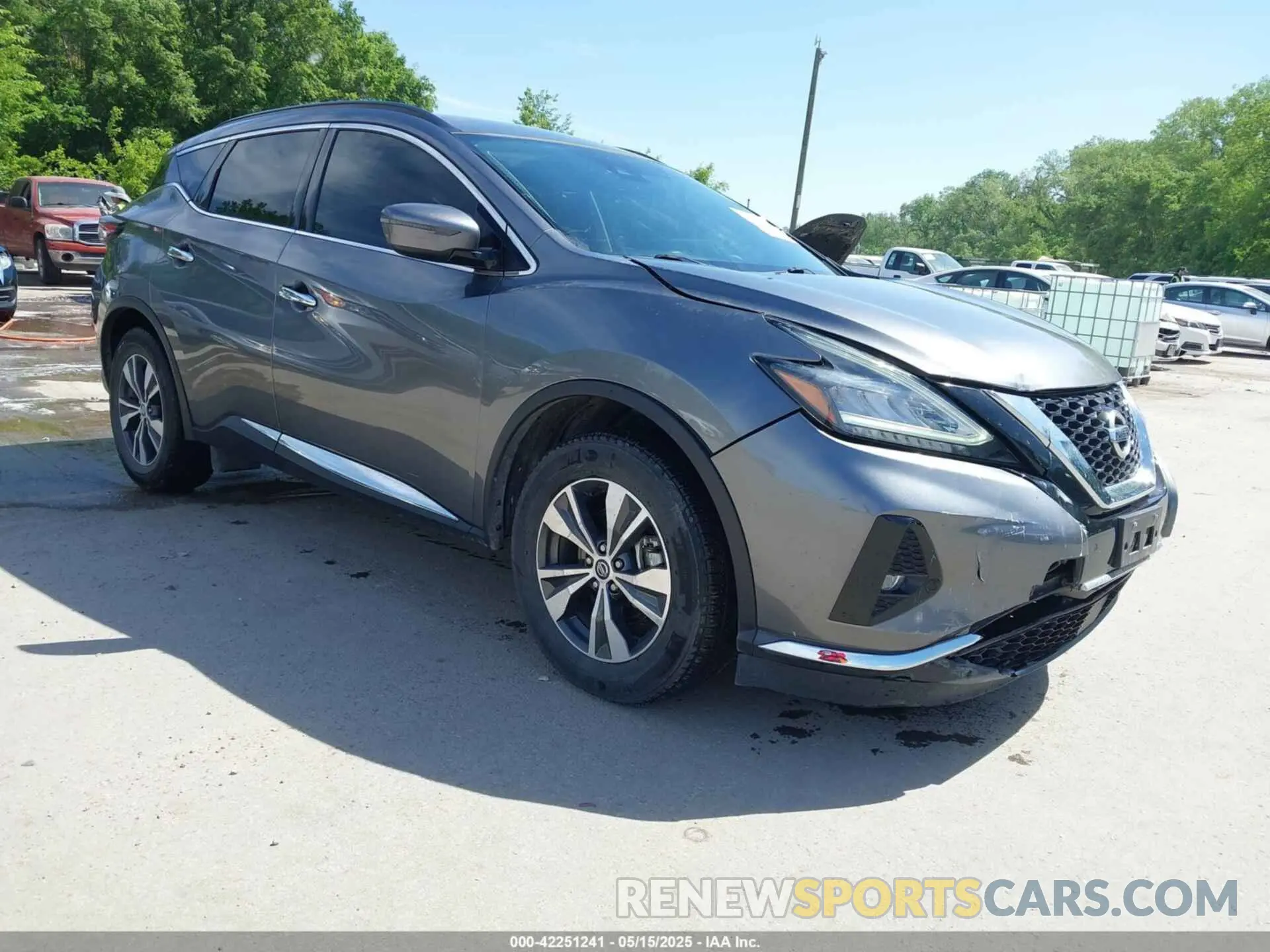 1 fotografías del automóvil dañado 5N1AZ2BJ9MC121315 NISSAN MURANO 2021