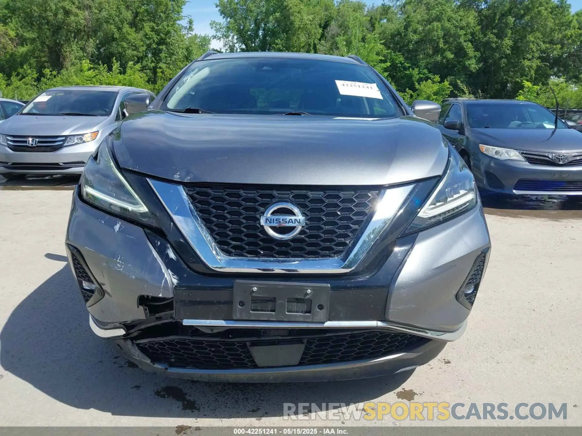 12 fotografías del automóvil dañado 5N1AZ2BJ9MC121315 NISSAN MURANO 2021