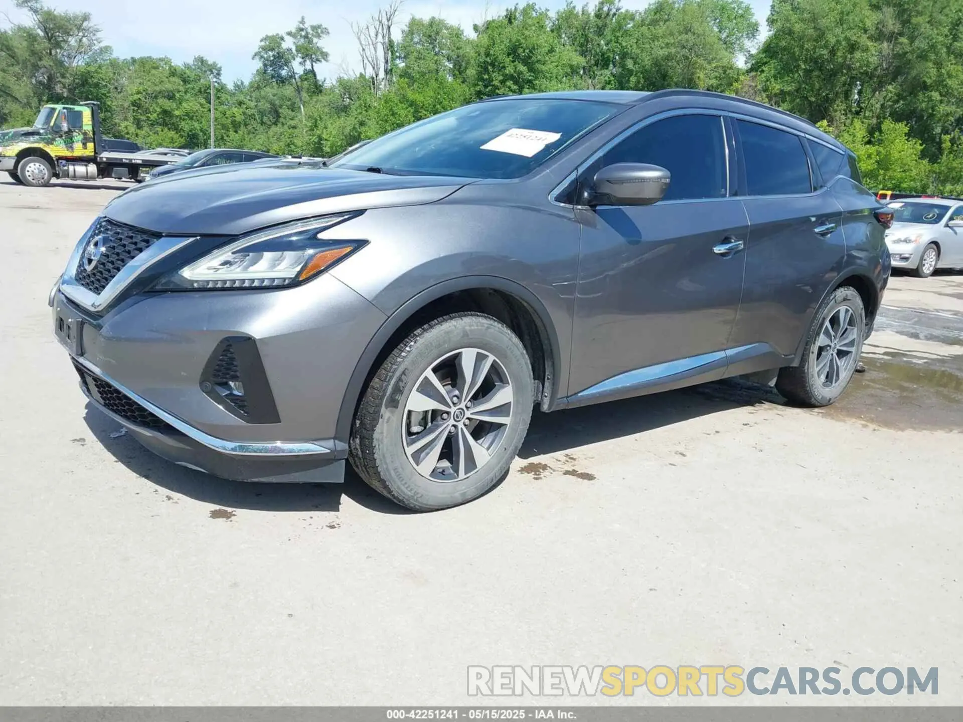 2 fotografías del automóvil dañado 5N1AZ2BJ9MC121315 NISSAN MURANO 2021