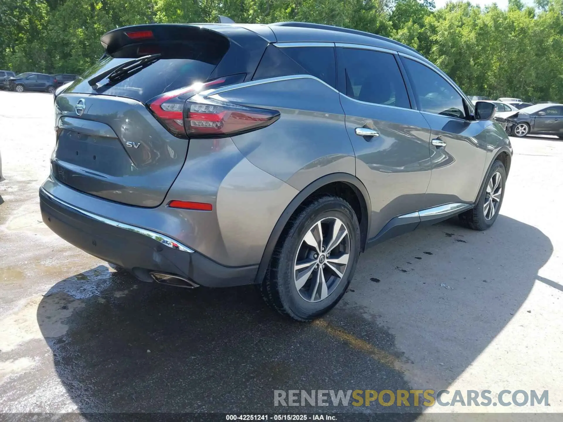 4 fotografías del automóvil dañado 5N1AZ2BJ9MC121315 NISSAN MURANO 2021