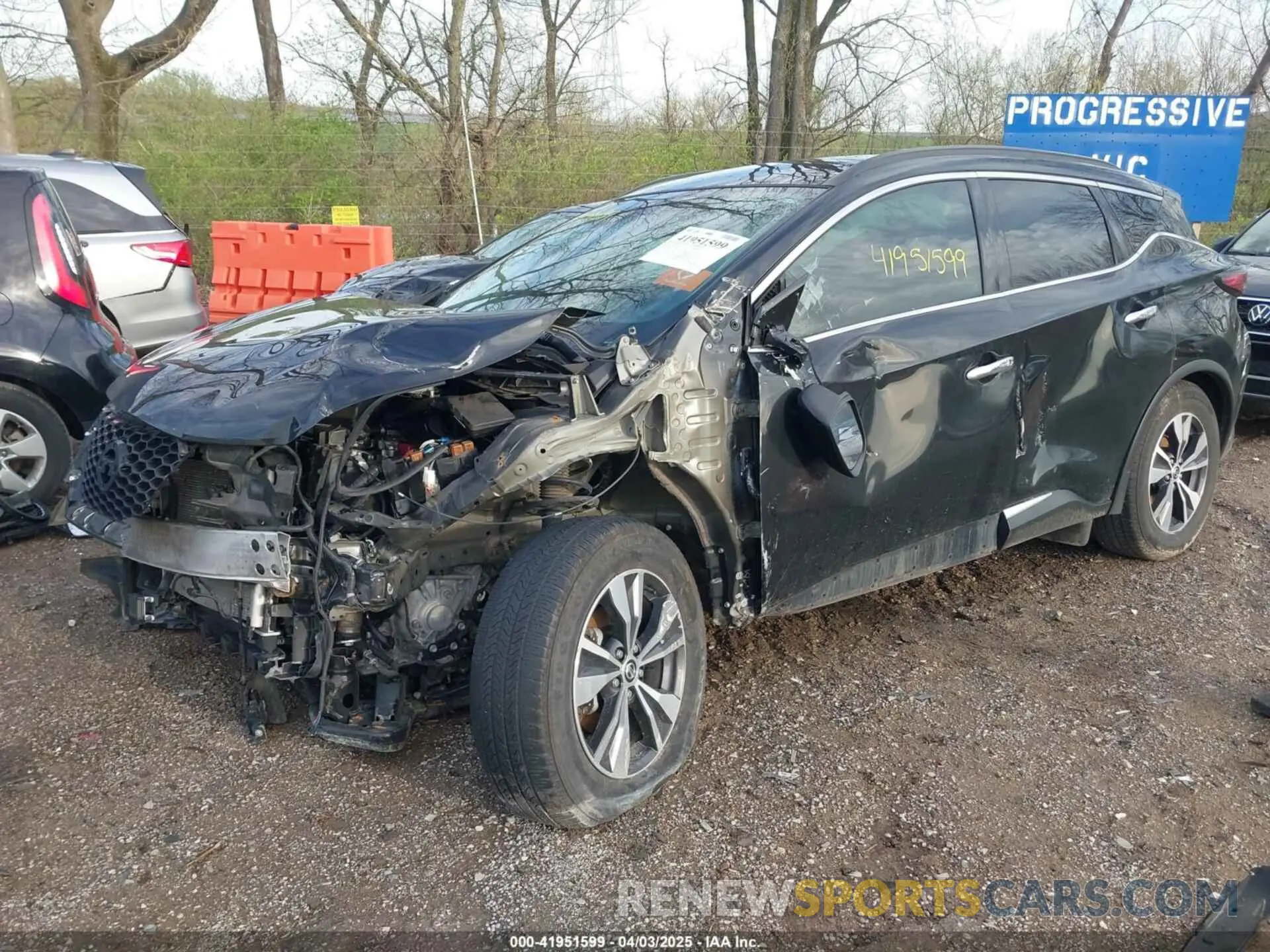 6 fotografías del automóvil dañado 5N1AZ2BS2MC142810 NISSAN MURANO 2021