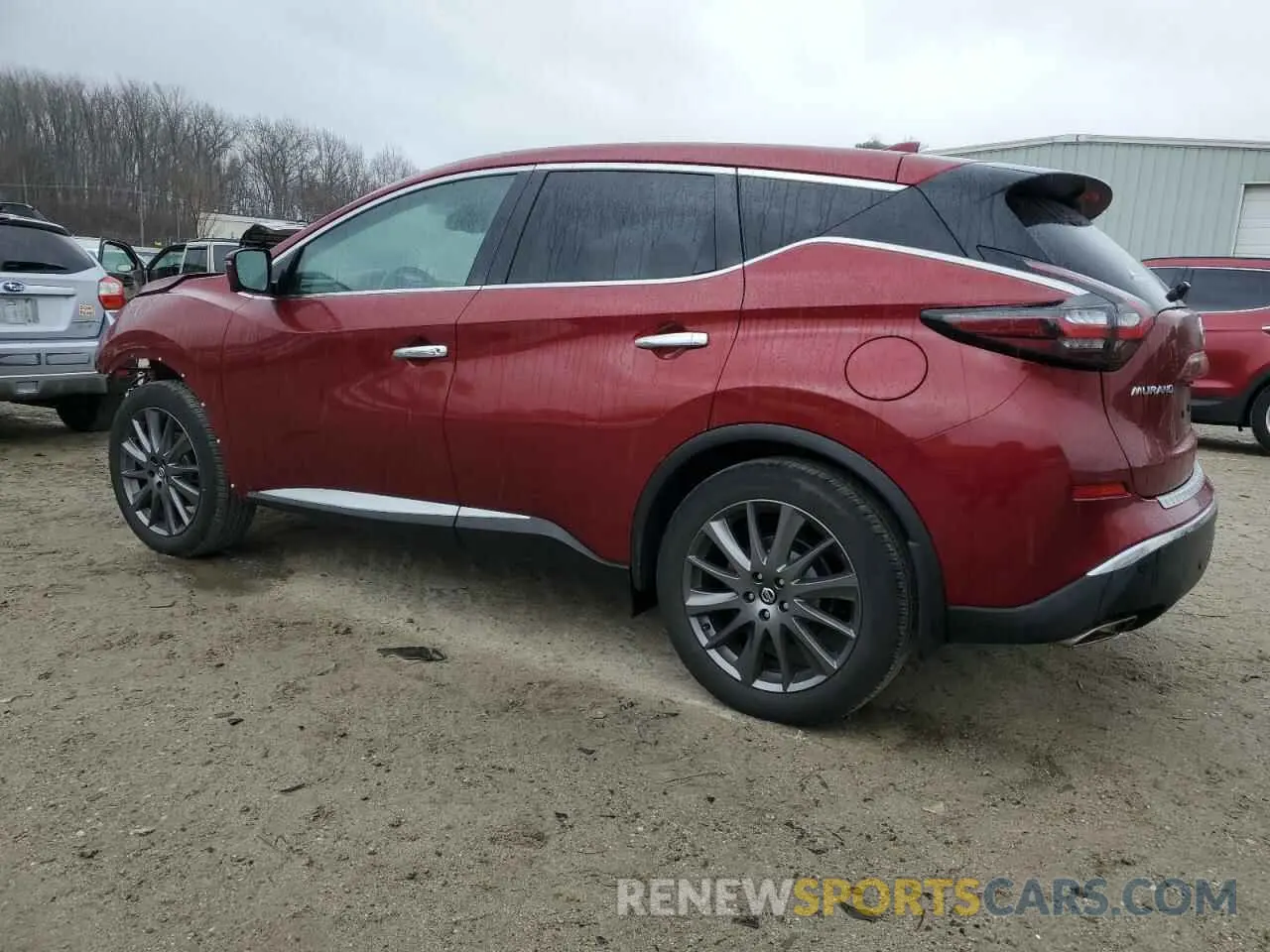 2 fotografías del automóvil dañado 5N1AZ2BS3MC123215 NISSAN MURANO 2021