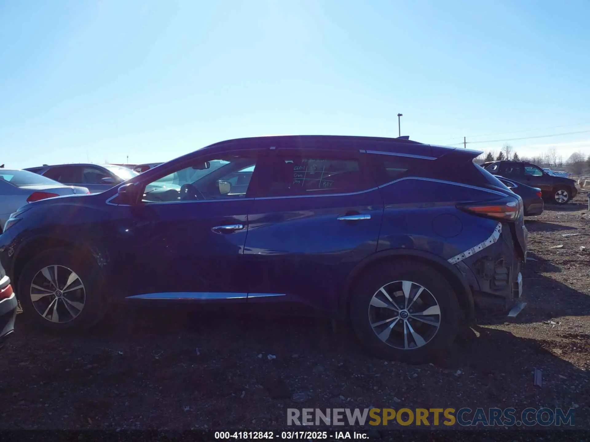 15 fotografías del automóvil dañado 5N1AZ2BS4MC122901 NISSAN MURANO 2021