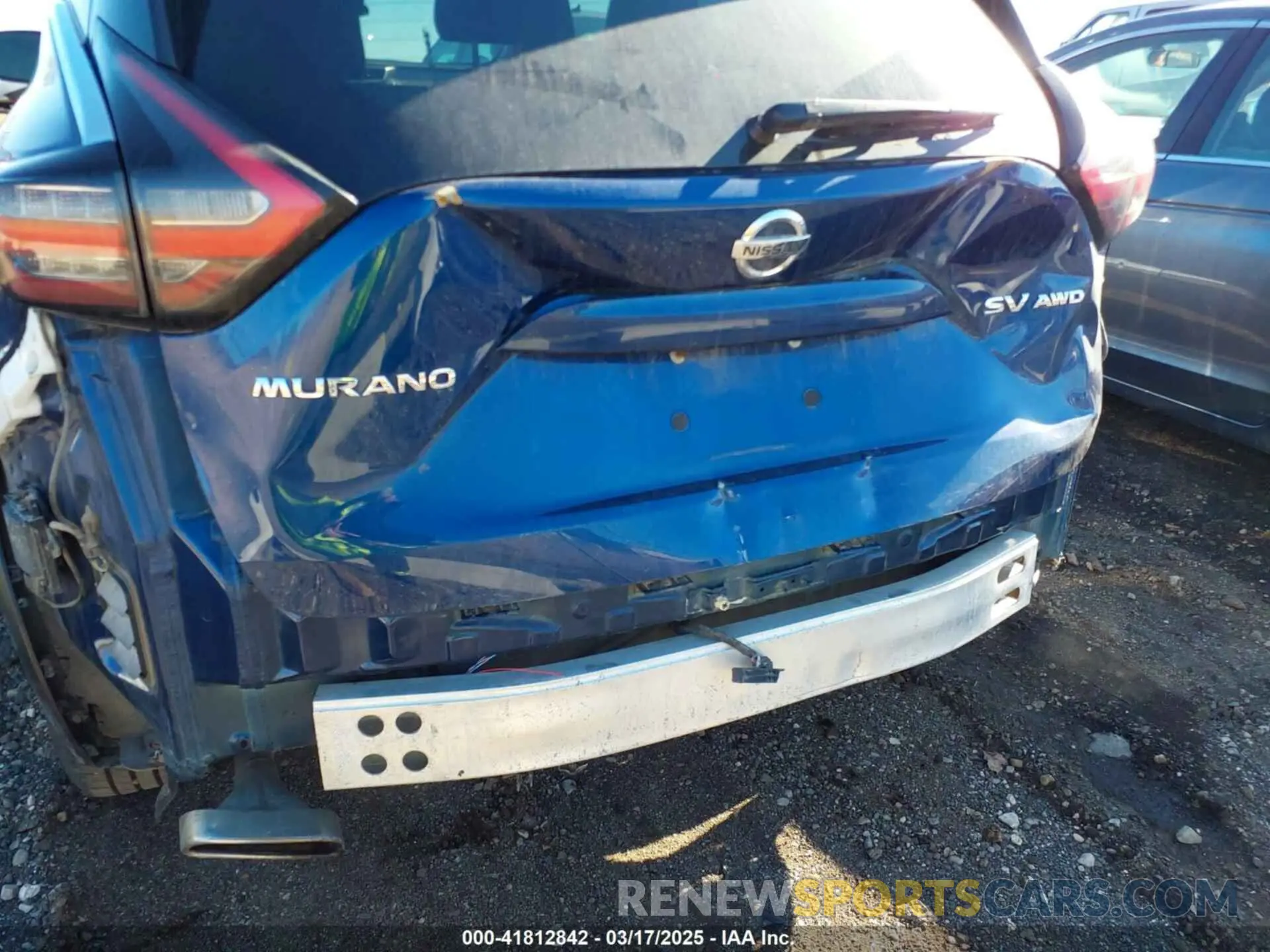 6 fotografías del automóvil dañado 5N1AZ2BS4MC122901 NISSAN MURANO 2021