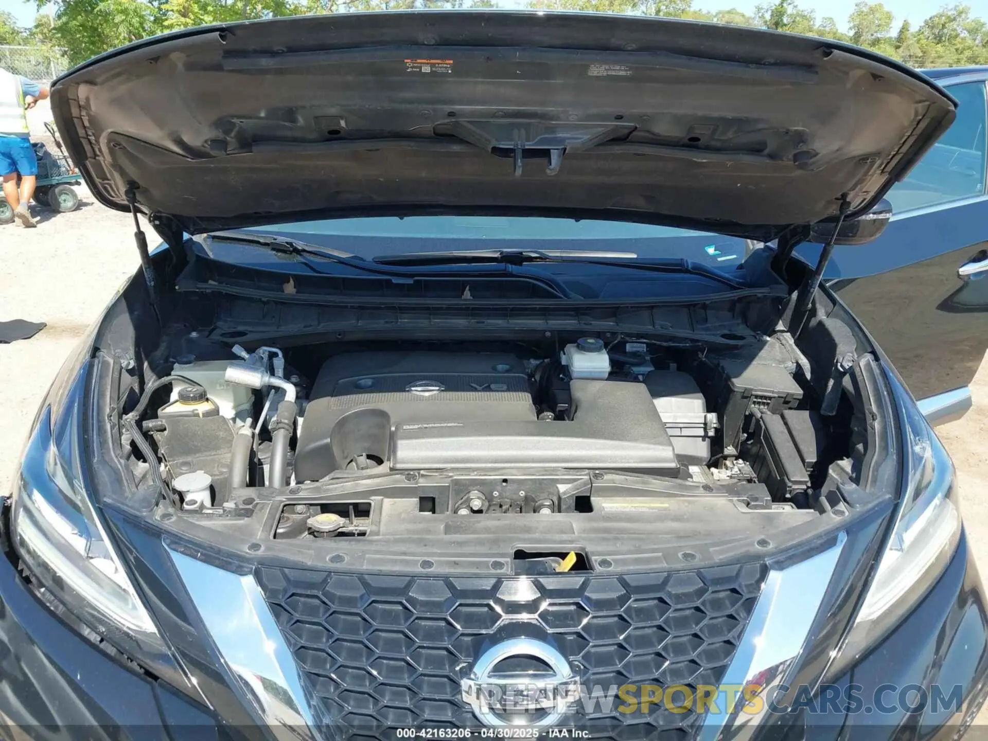 10 fotografías del automóvil dañado 5N1AZ2BS4MC137009 NISSAN MURANO 2021