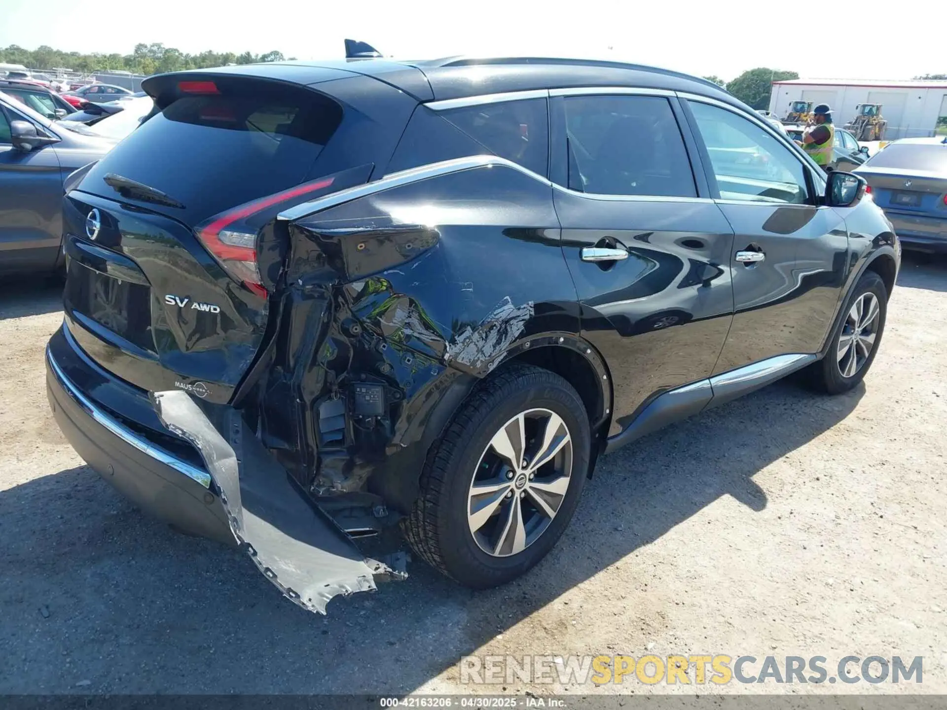 4 fotografías del automóvil dañado 5N1AZ2BS4MC137009 NISSAN MURANO 2021
