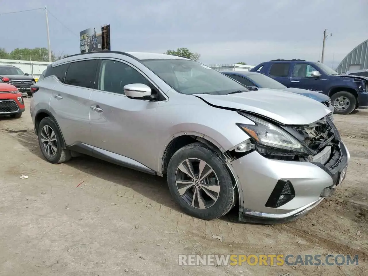 4 fotografías del automóvil dañado 5N1AZ2BS7MC138364 NISSAN MURANO 2021
