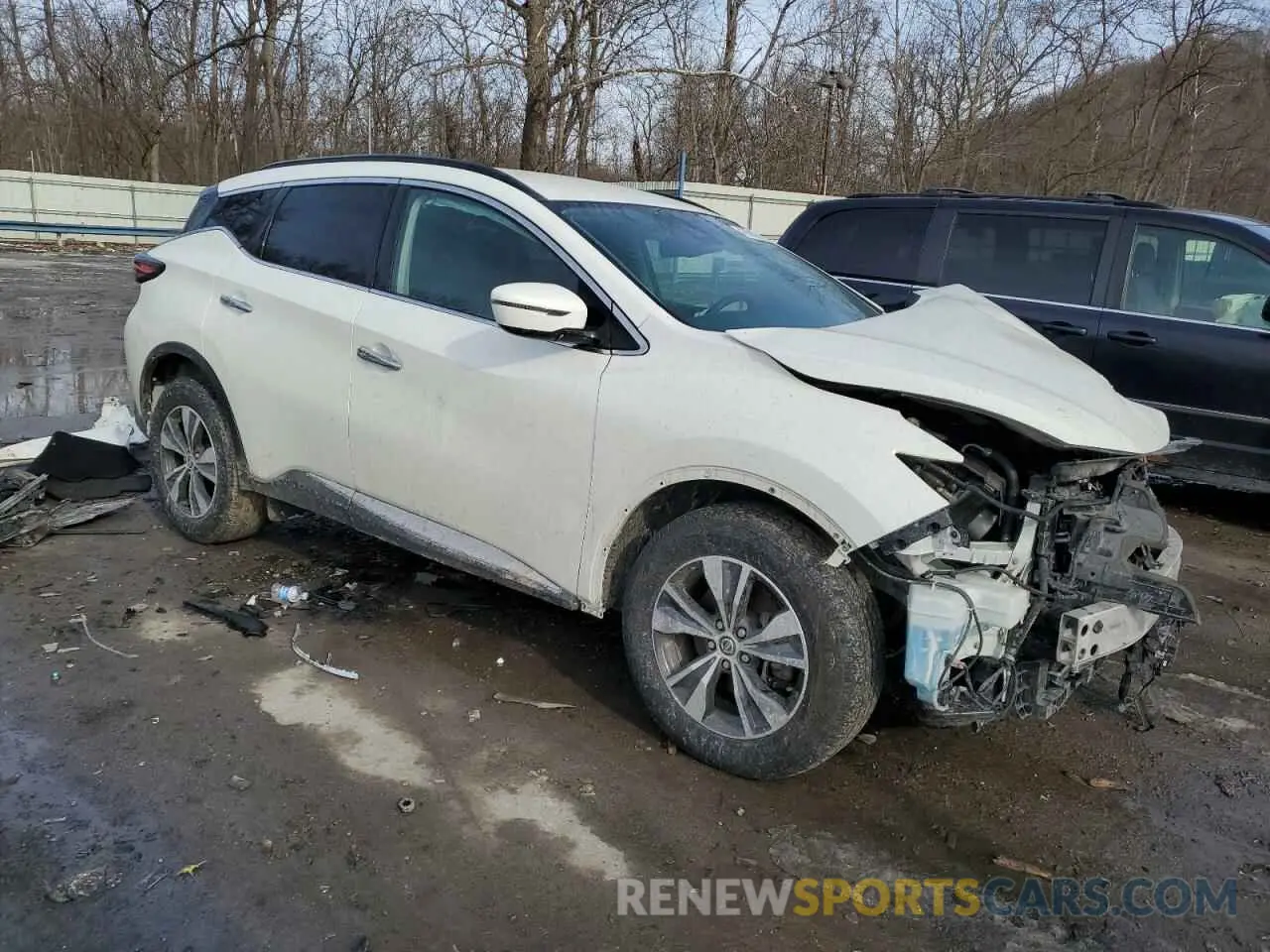 4 fotografías del automóvil dañado 5N1AZ2BS8MC115711 NISSAN MURANO 2021