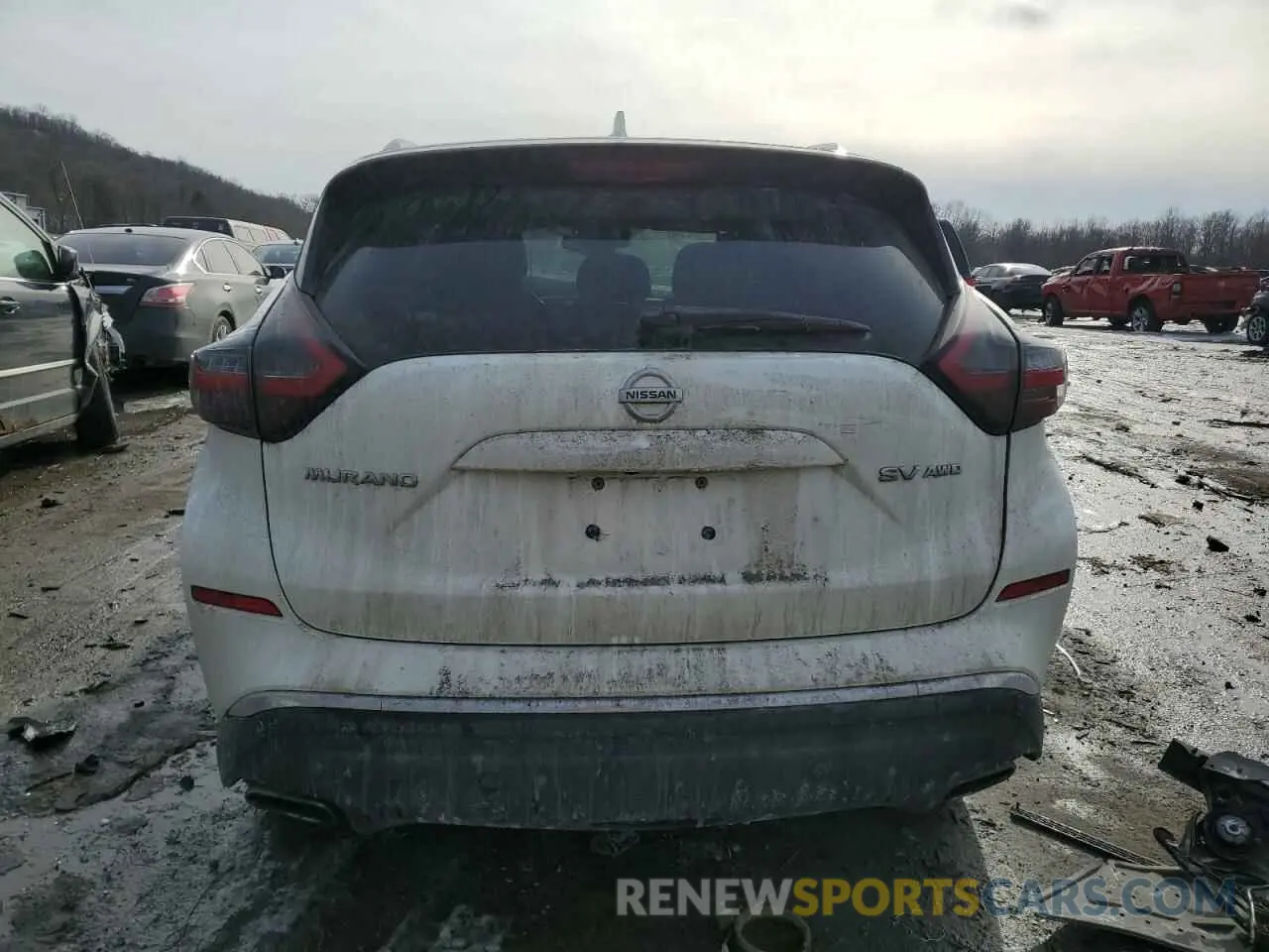 6 fotografías del automóvil dañado 5N1AZ2BS8MC115711 NISSAN MURANO 2021
