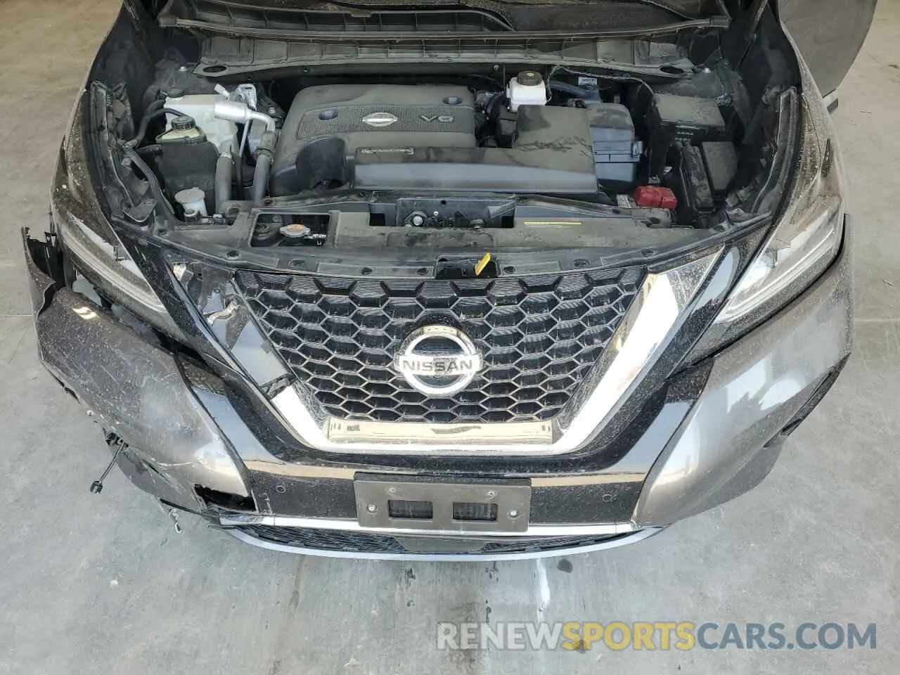 12 fotografías del automóvil dañado 5N1AZ2BS8MC118429 NISSAN MURANO 2021