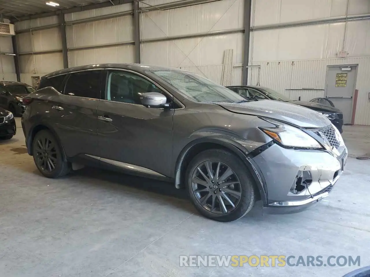 4 fotografías del automóvil dañado 5N1AZ2BS8MC118429 NISSAN MURANO 2021