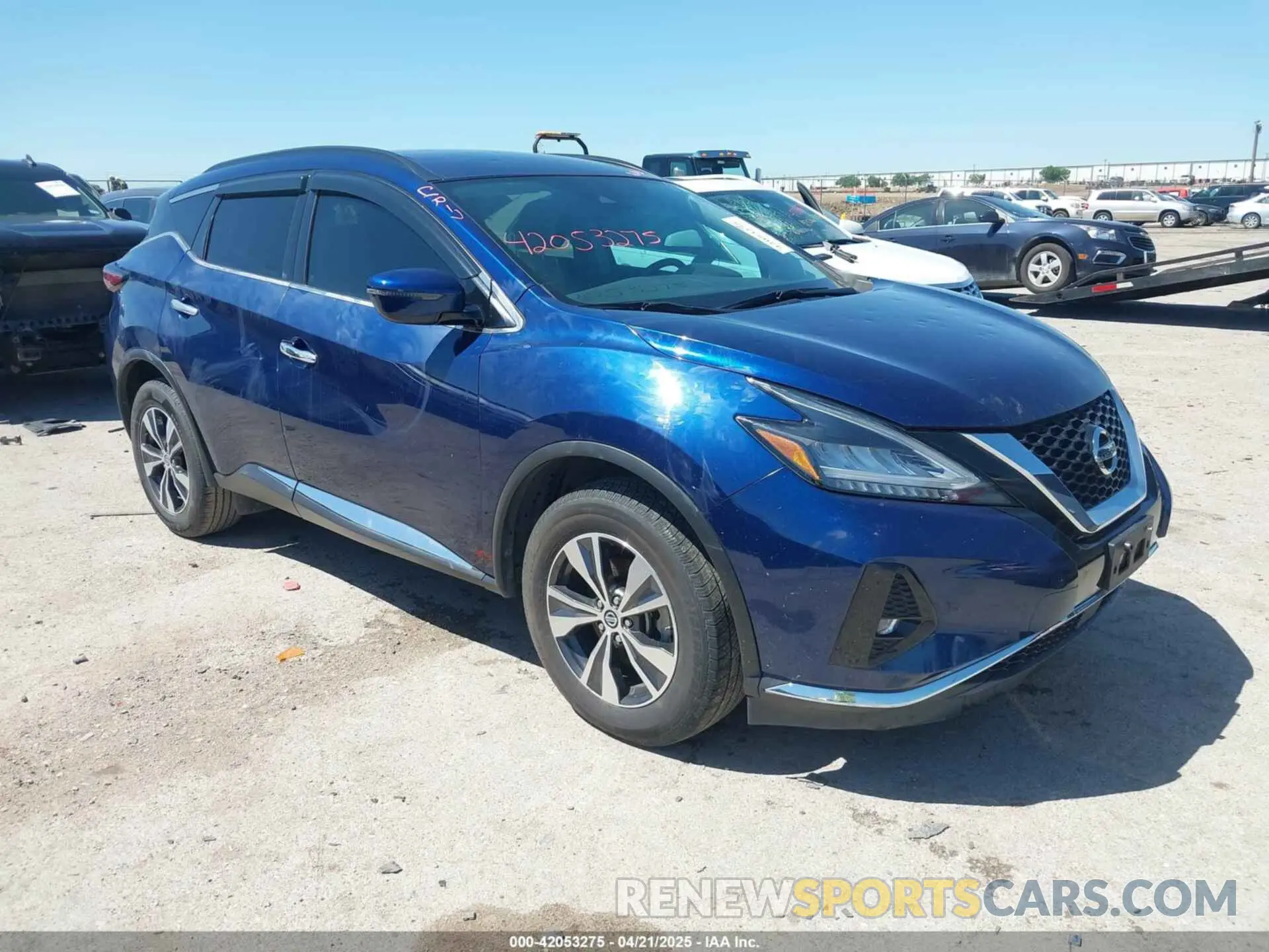 1 fotografías del automóvil dañado 5N1AZ2BS8MC131312 NISSAN MURANO 2021