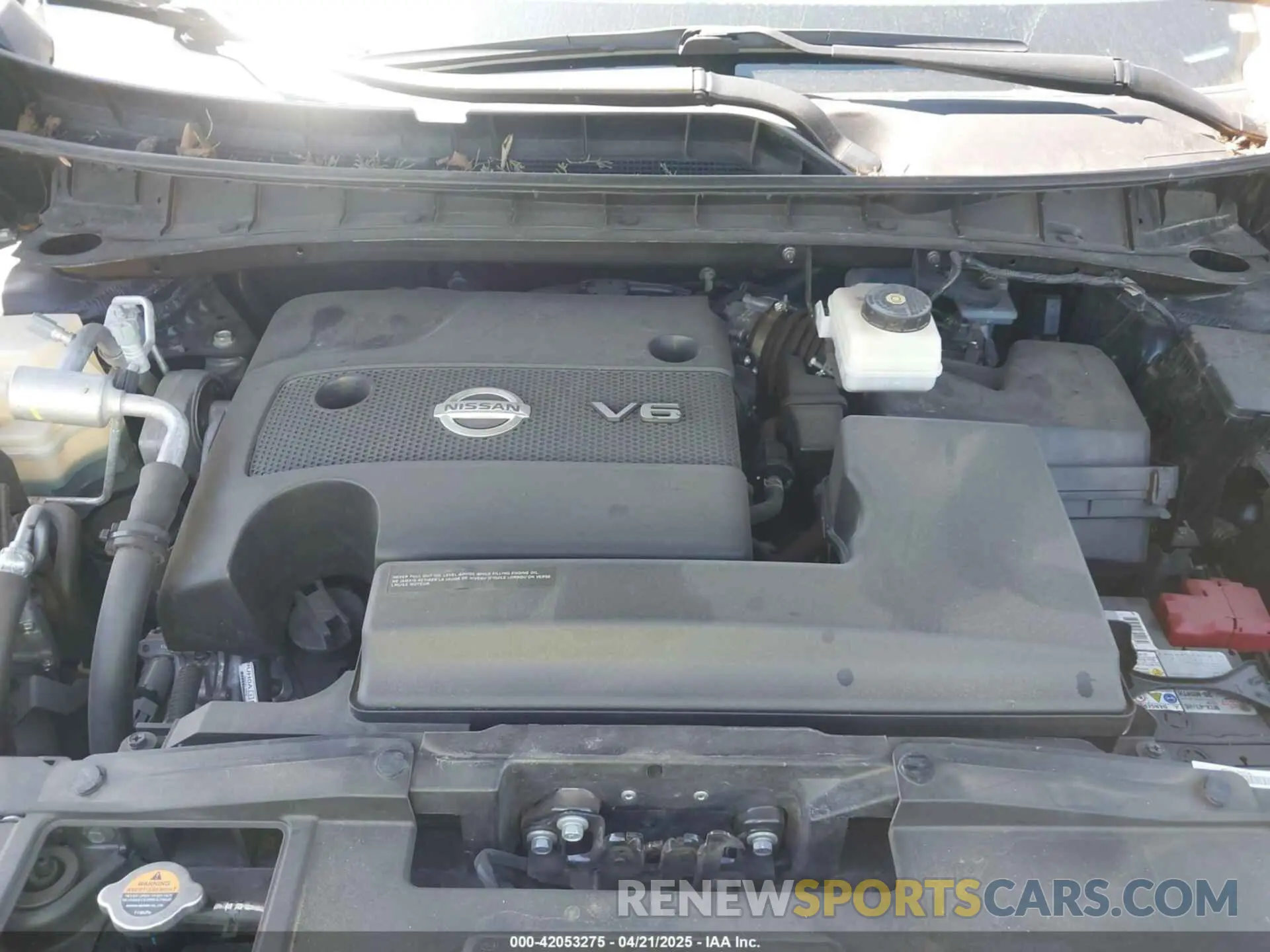 10 fotografías del automóvil dañado 5N1AZ2BS8MC131312 NISSAN MURANO 2021