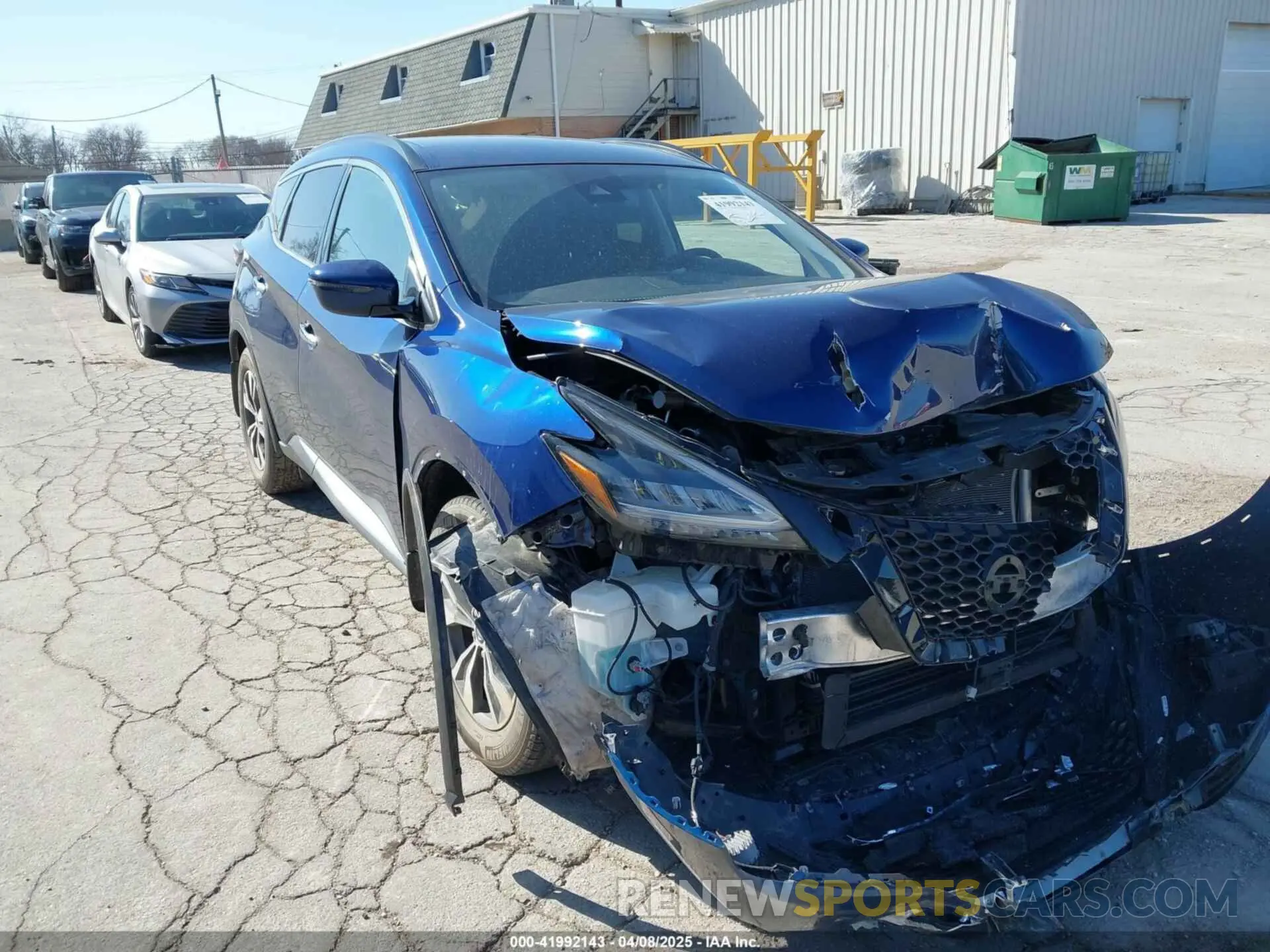1 fotografías del automóvil dañado 5N1AZ2BS9MC126295 NISSAN MURANO 2021
