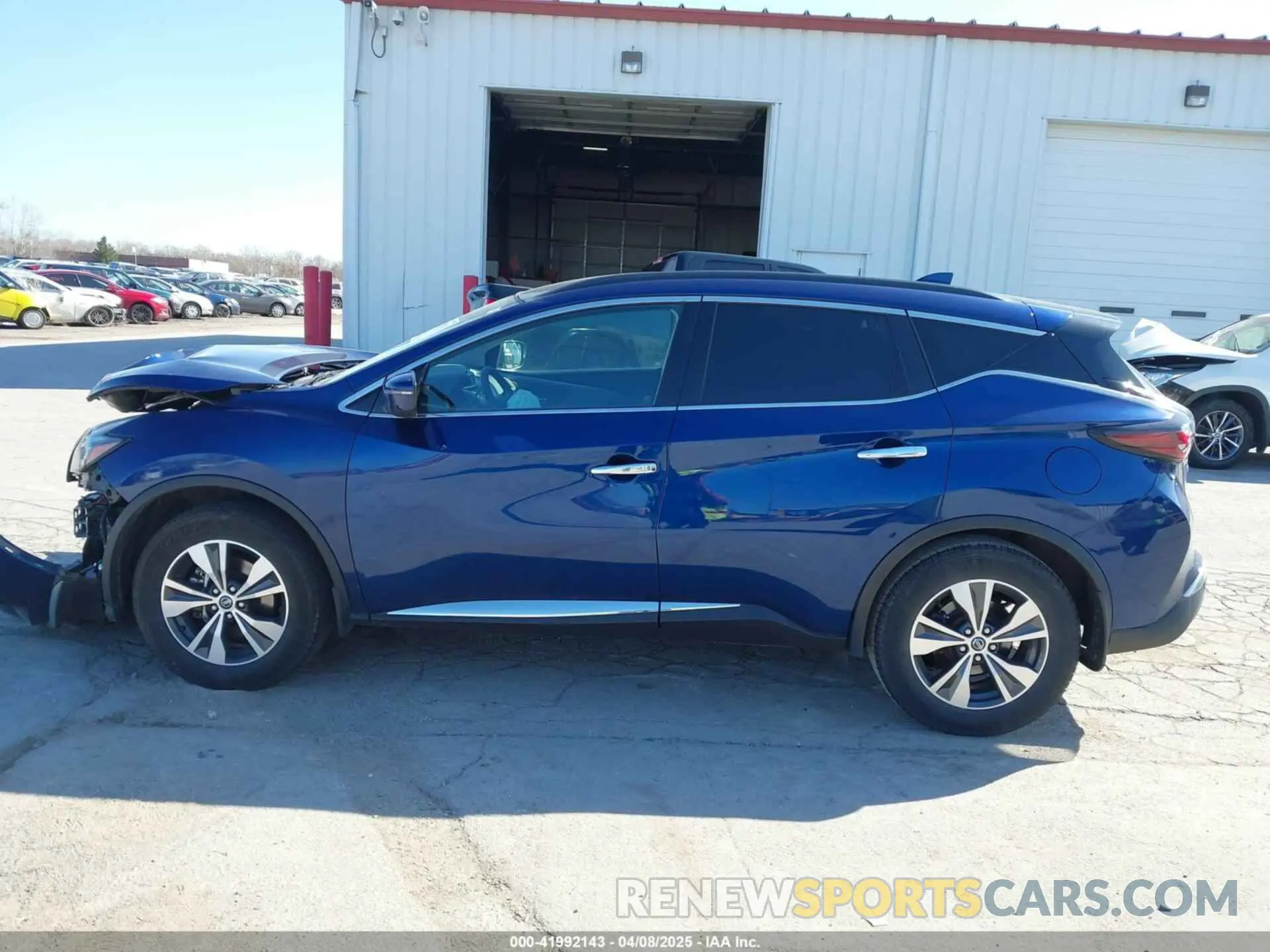 15 fotografías del automóvil dañado 5N1AZ2BS9MC126295 NISSAN MURANO 2021