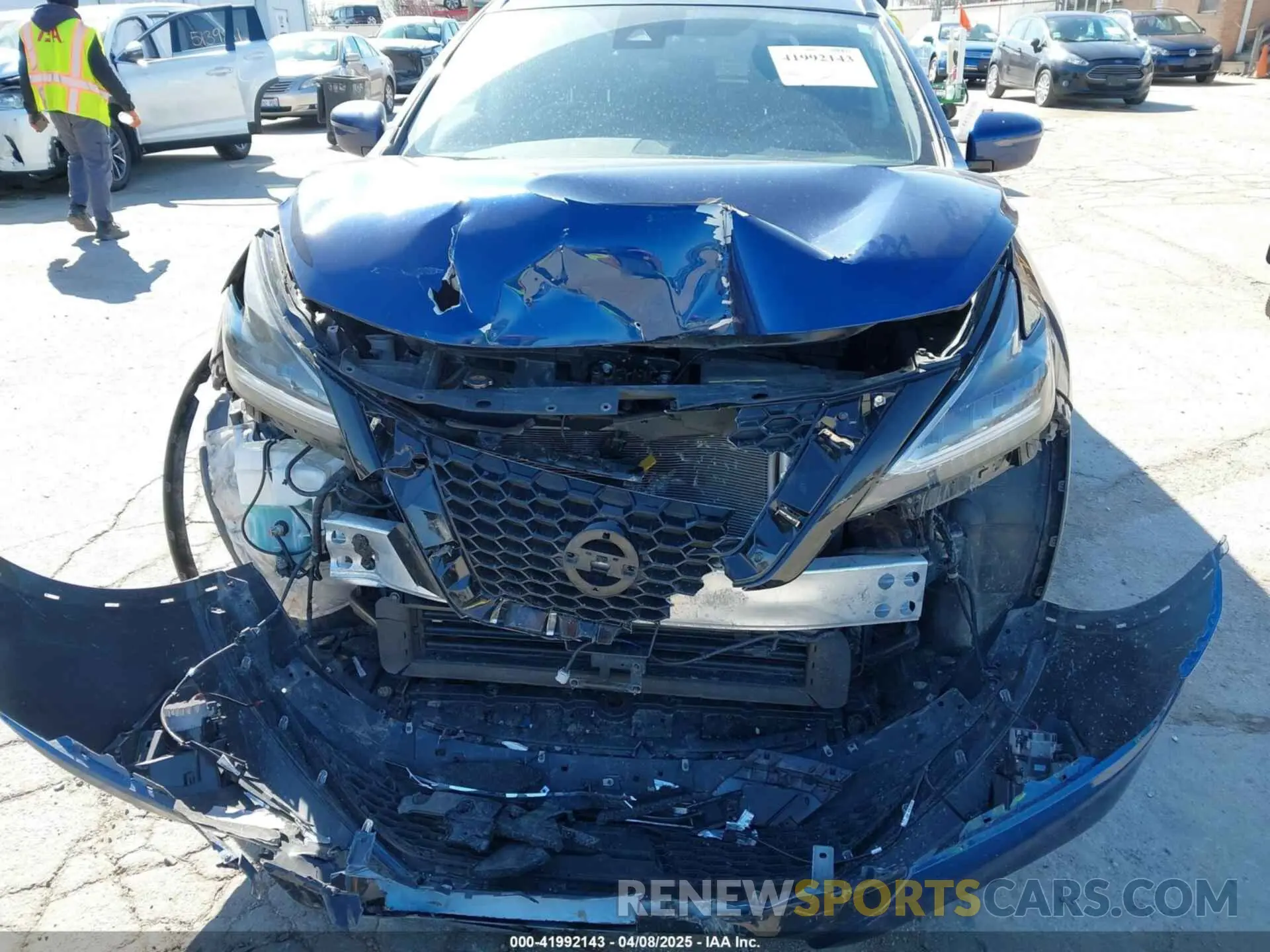 6 fotografías del automóvil dañado 5N1AZ2BS9MC126295 NISSAN MURANO 2021