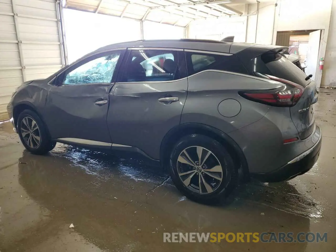 2 fotografías del automóvil dañado 5N1AZ2BSXMC138861 NISSAN MURANO 2021